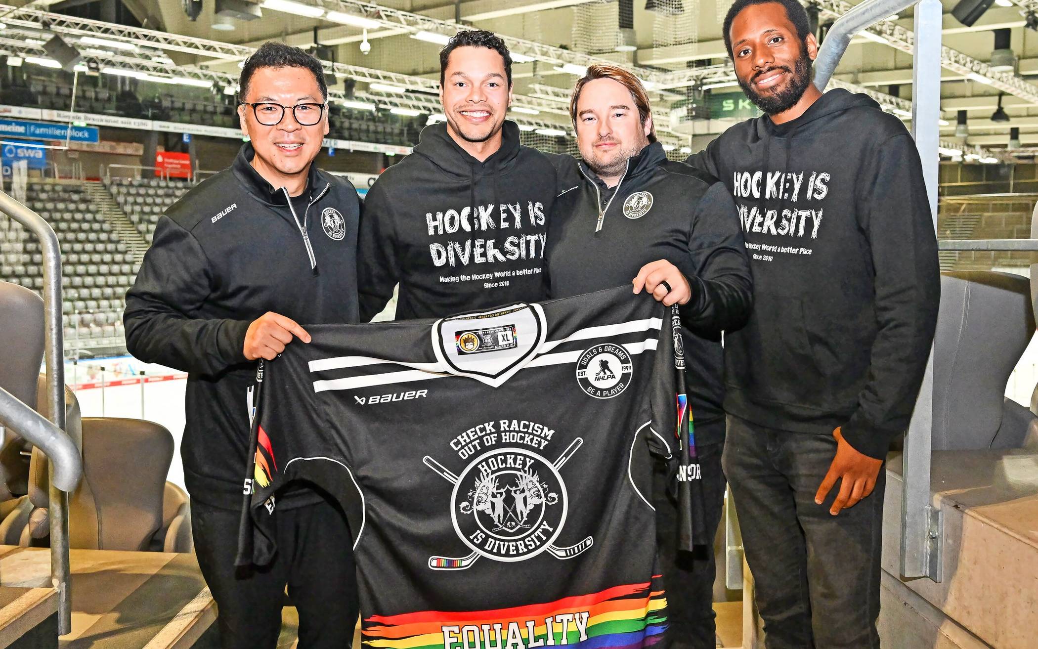 Freuen sich auf das Charityspiel in