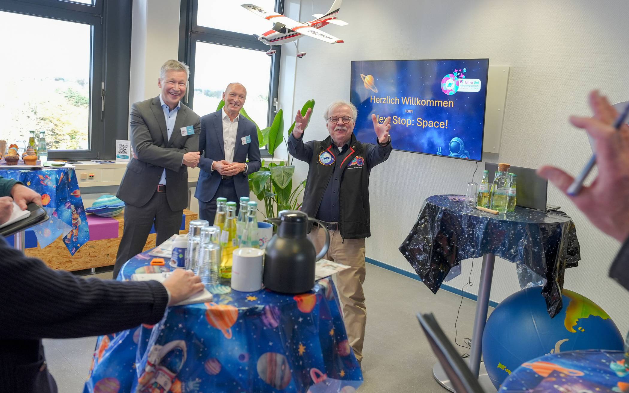 Links: Hartmut Wnuck und Nobert Bienen,