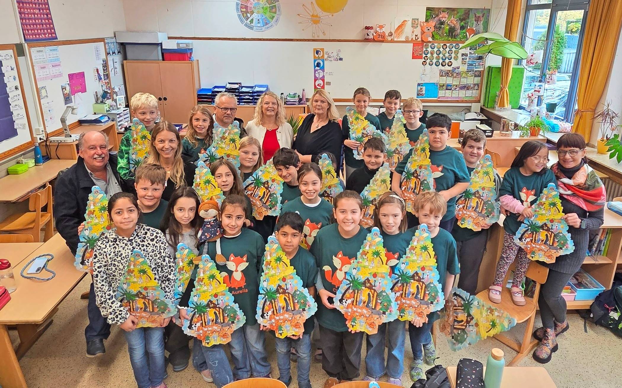 Die „Fuchsklasse“, die Klasse 4b der