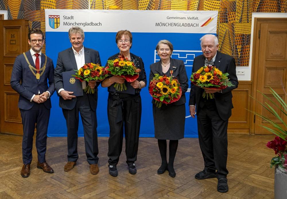 Bundespräsident Frank-Walter Steinmeier hat vier Mönchengladbacher