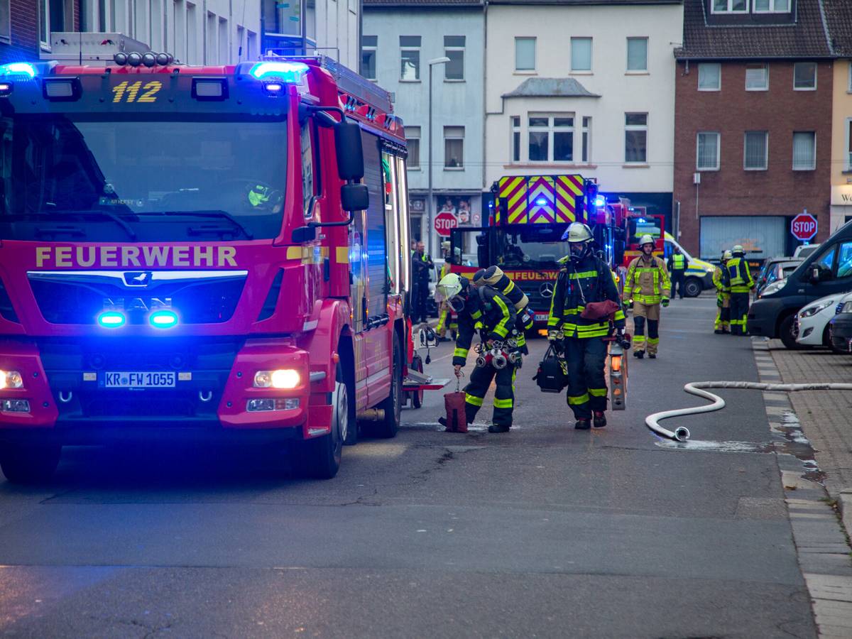 Rauchentwicklung durch Kleinbrand