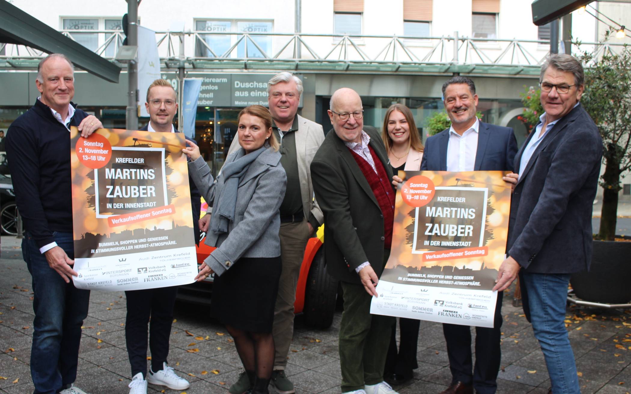 Laden freundlich zum Martinszauber am Sonntag,