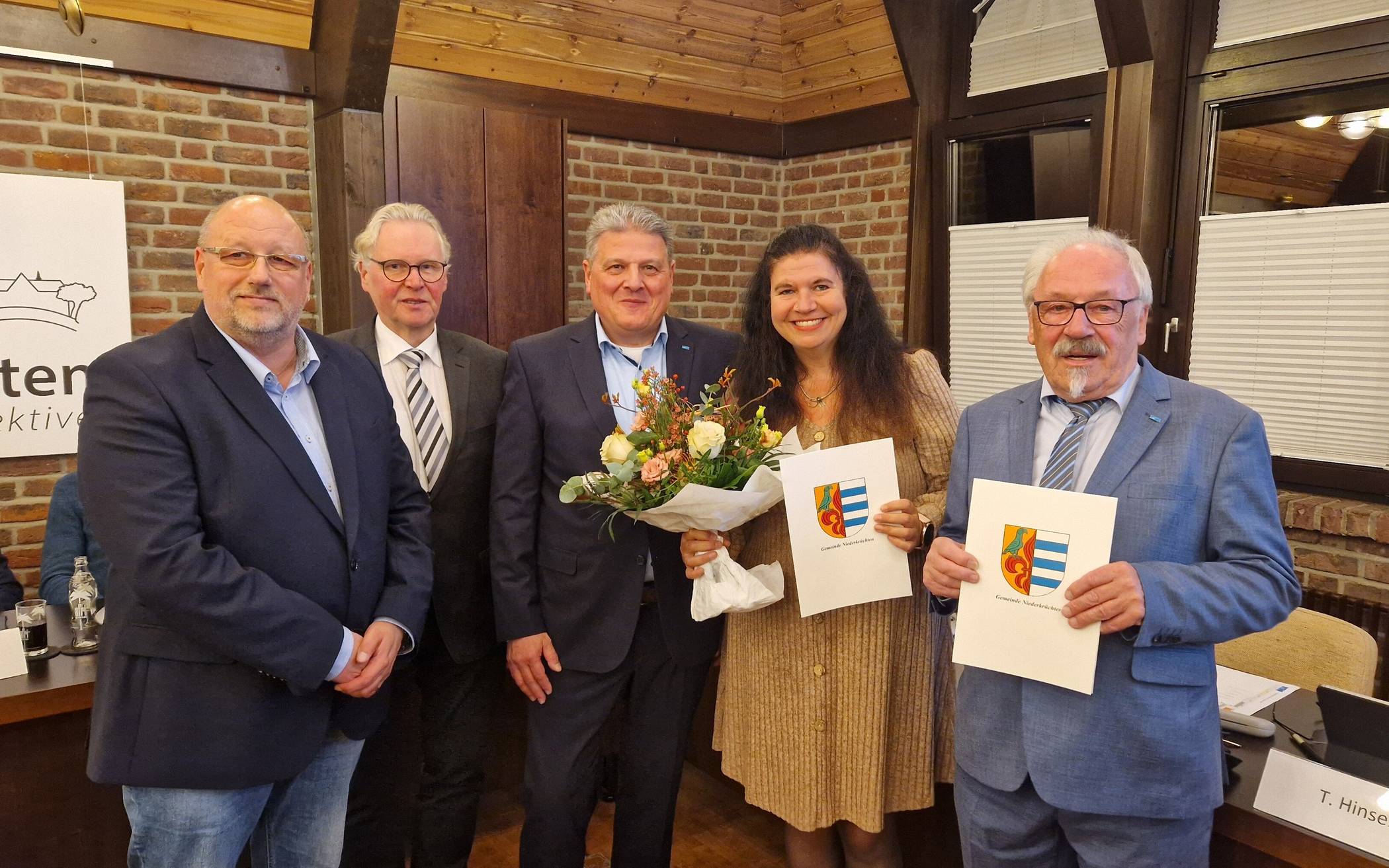 Die stv. Bürgermeister bzw. Bürgermeisterin Heinz