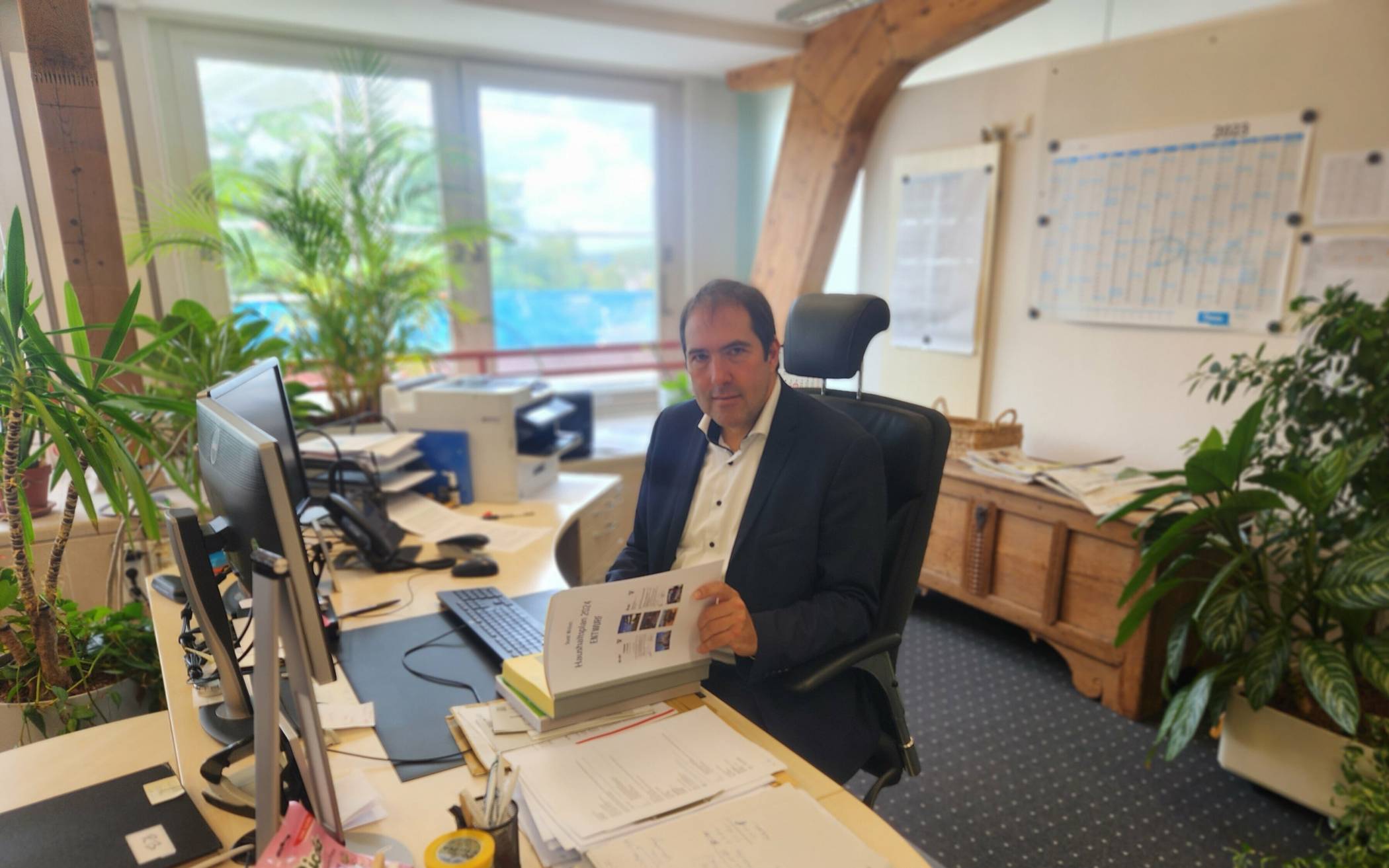 Kämmerer Raimund Berg.
&#x21e5;Fotos: Grammatikou