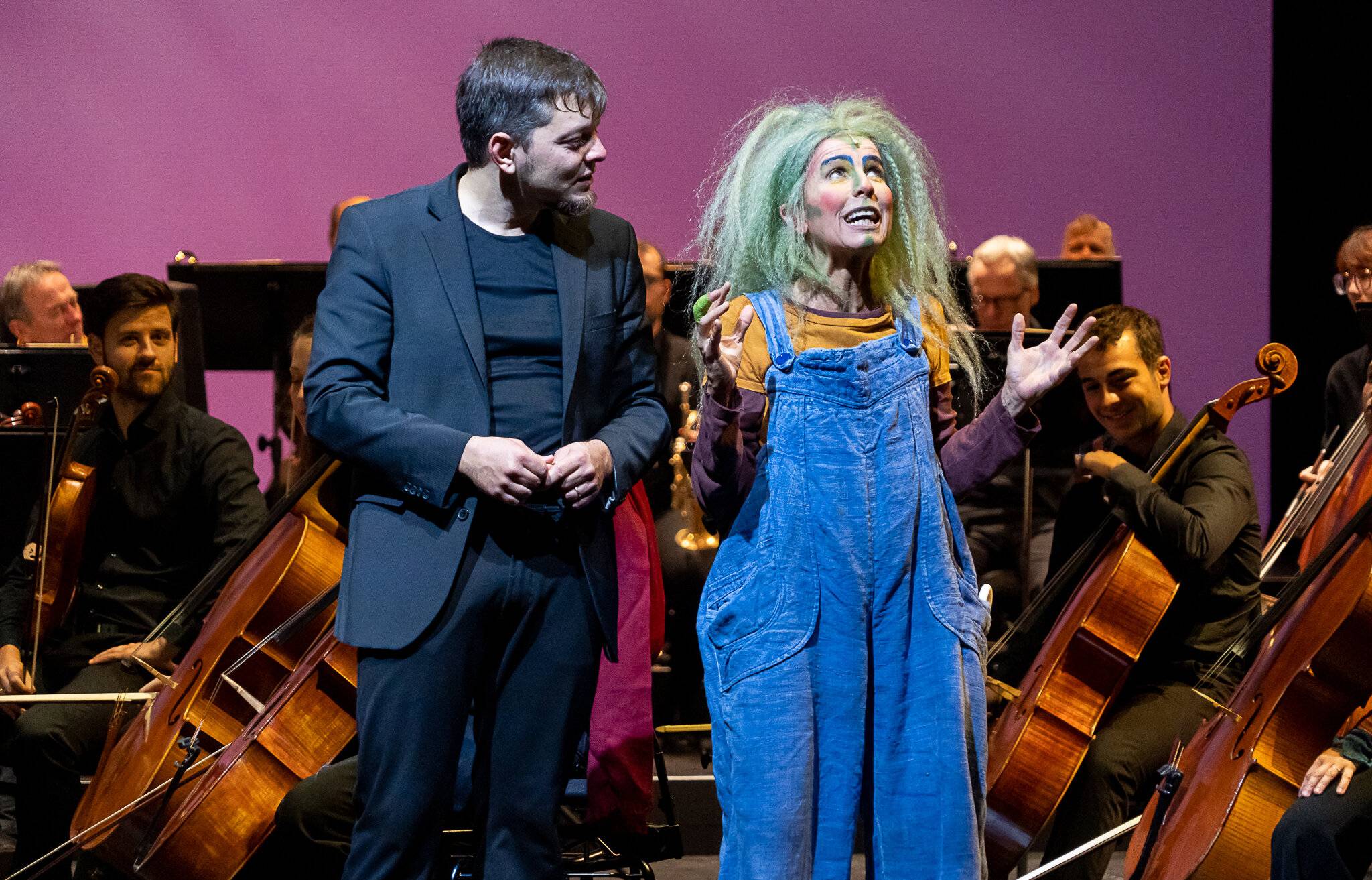 Kobold Kiko liest im Kinderkonzert ein