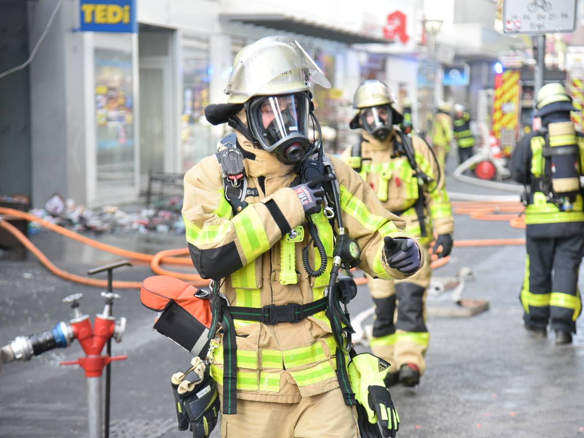 Brand in der Krefelder City
