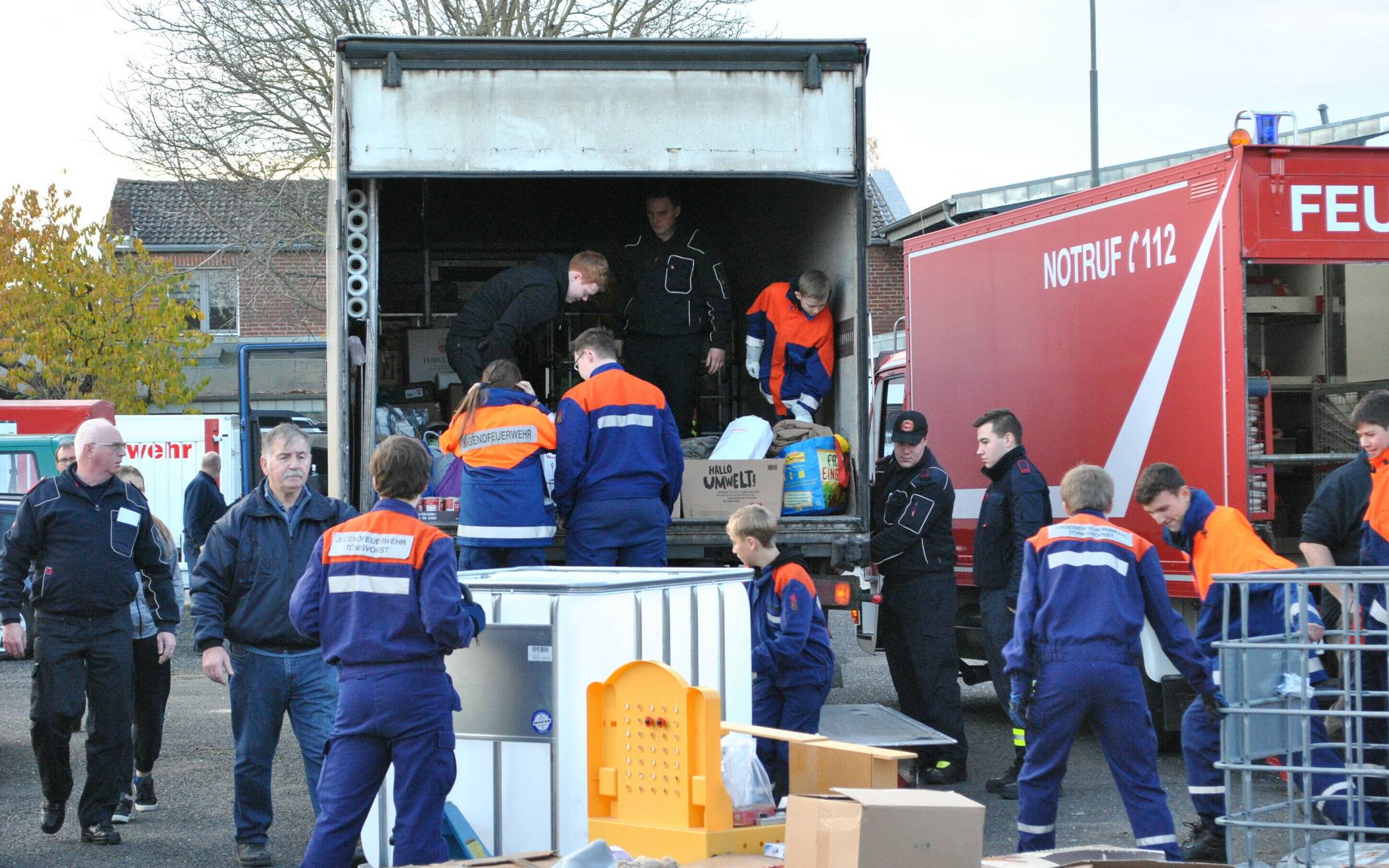 Gemeinsam mit der Rumänienhilfe sammeln die