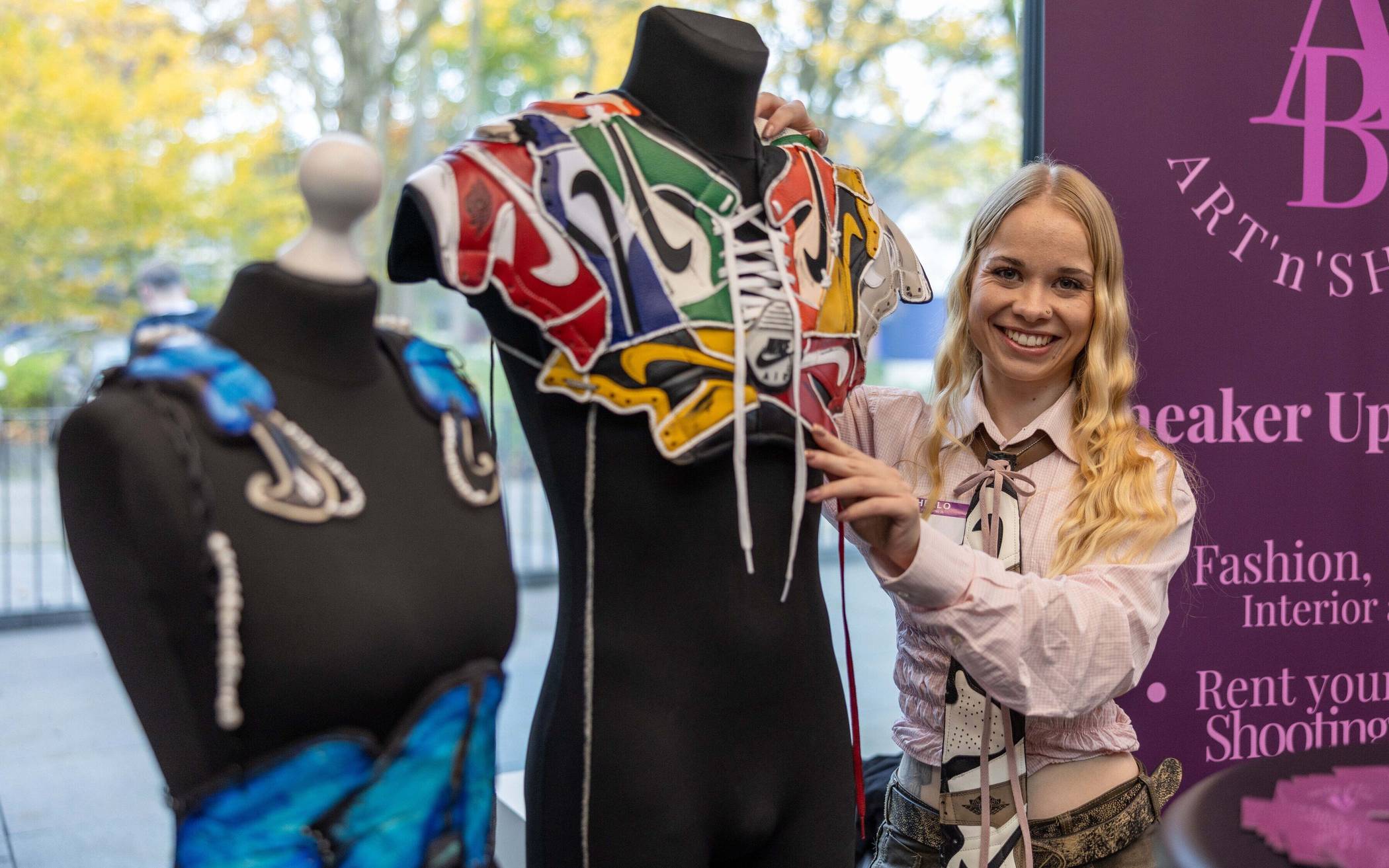 Gründerin Alisa Bohl (ART'n'SHOES) verschafft ausgedienten