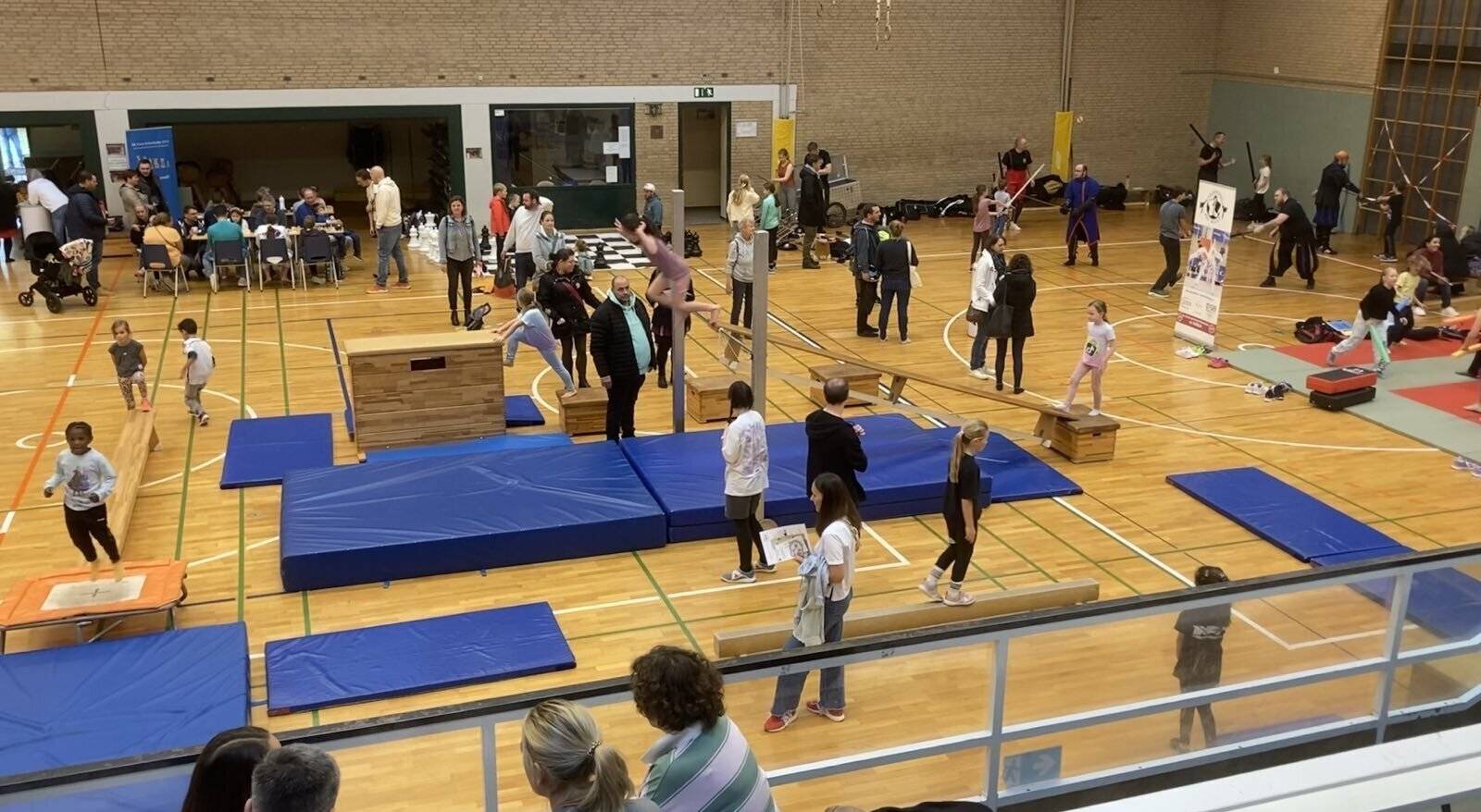 Viel Spaß hatten Kids und Teens in Action 2025 in der Niershalle in Neersen. Foto: Stadtsportverband Willich