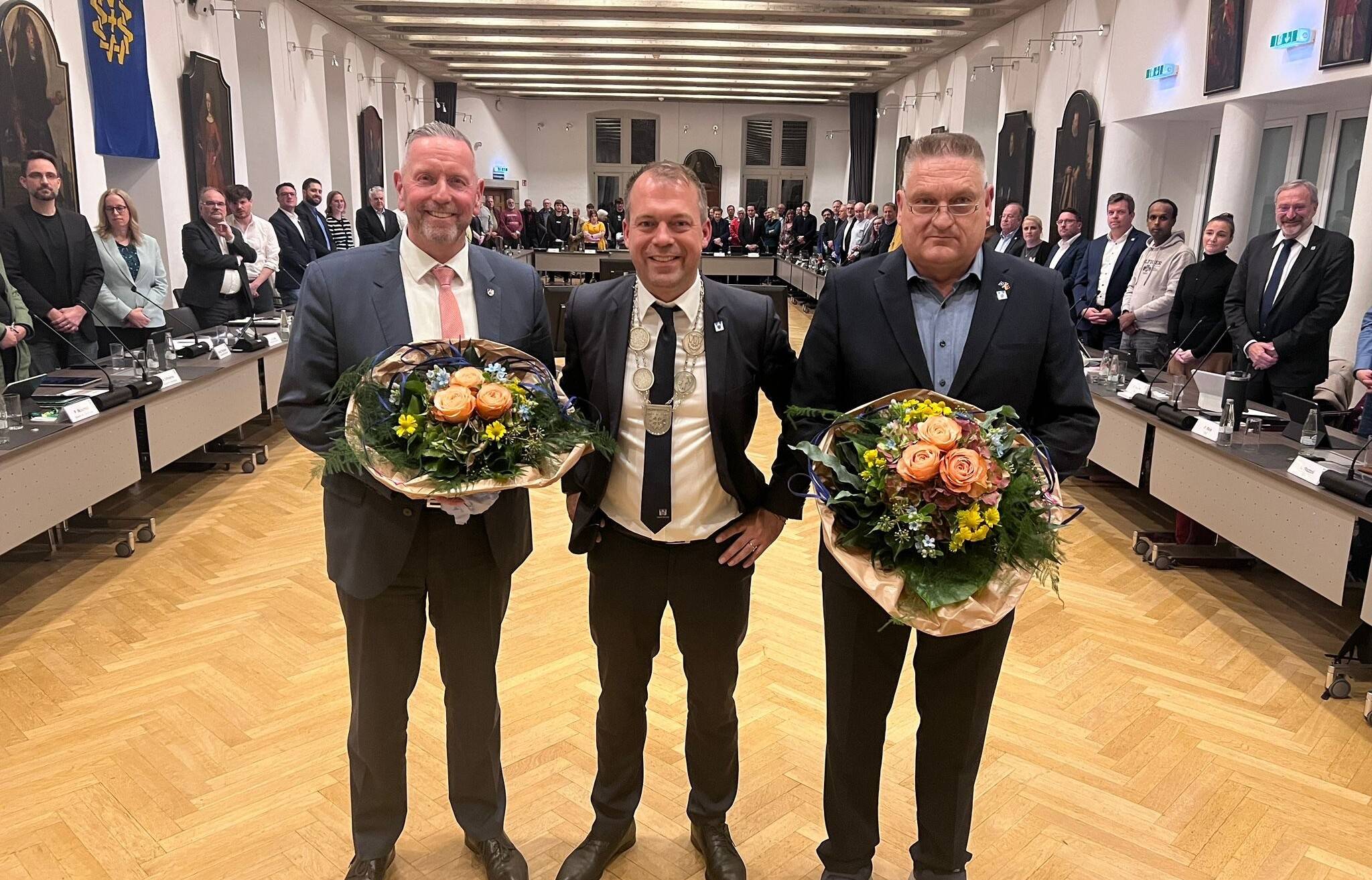 Bei der ersten Sitzung des neuen