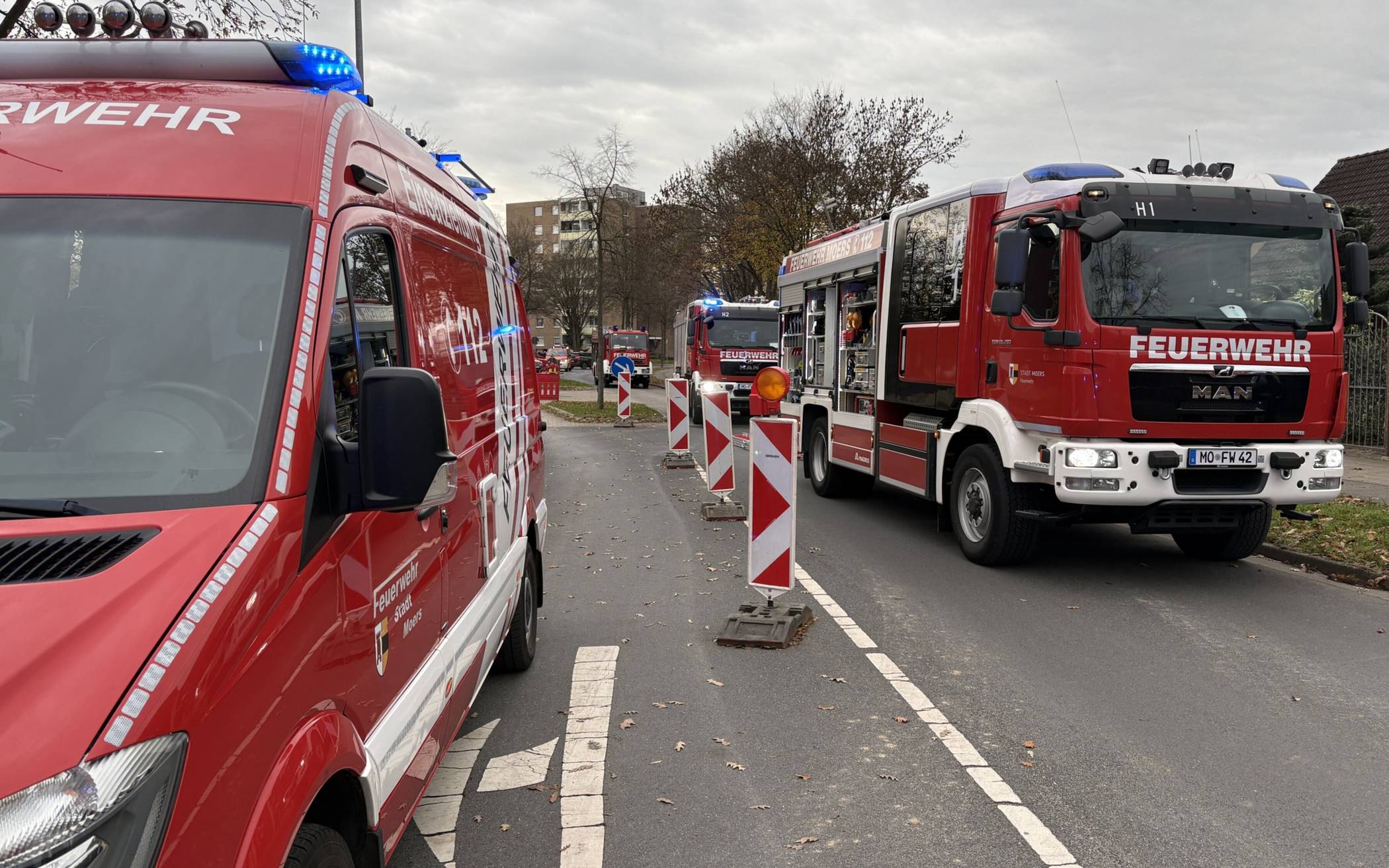 Person in Baugrube verschüttet