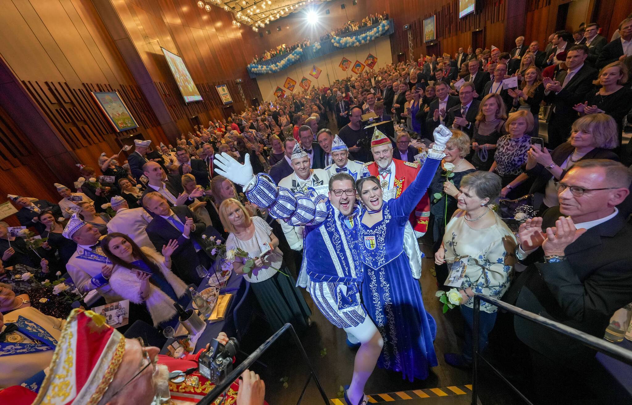 Mit ansteckender Freude genießt das Prinzenpaar