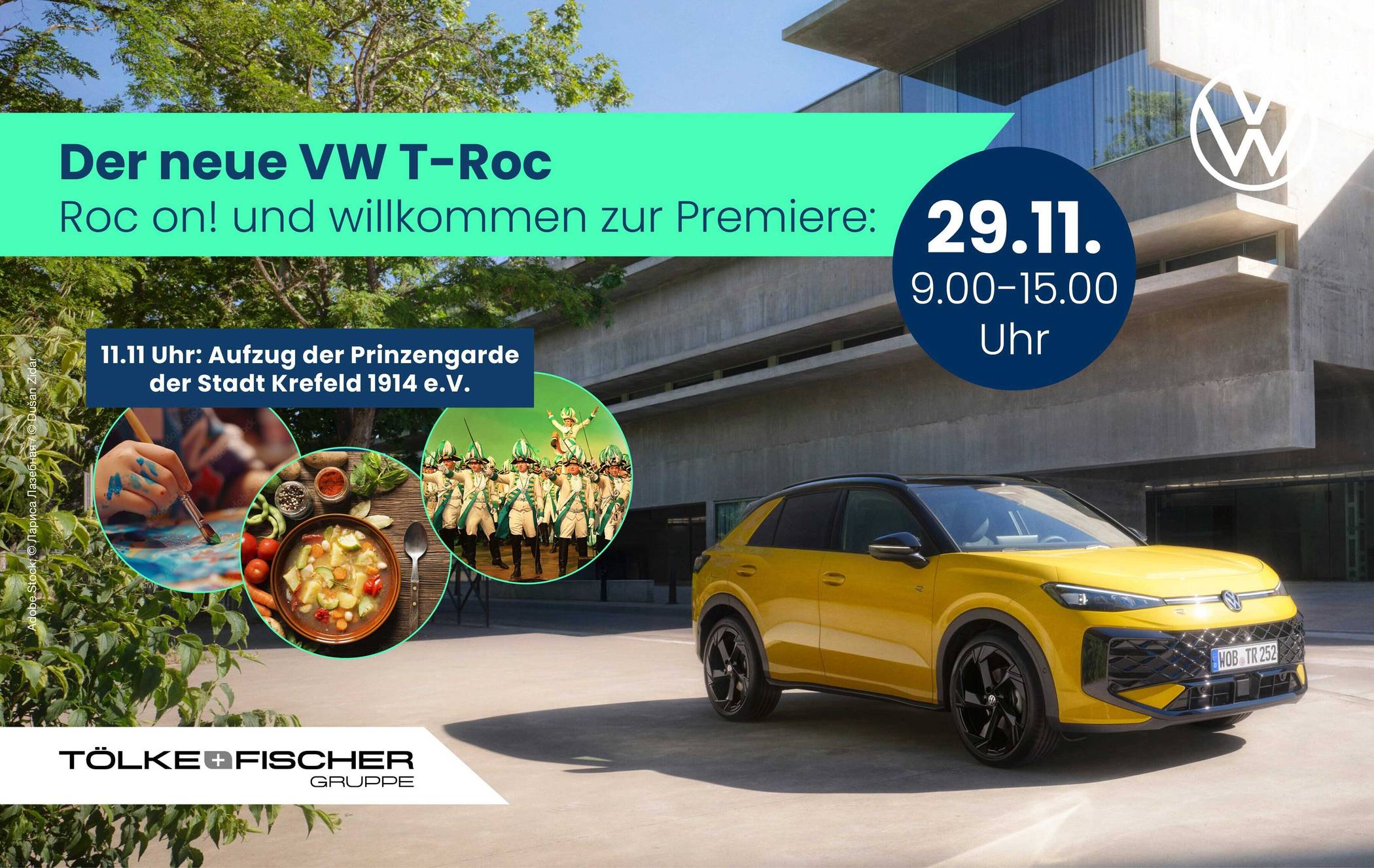 Der neue VW T-Roc ist da - Am 29.11. bei Tölke & Fischer! 