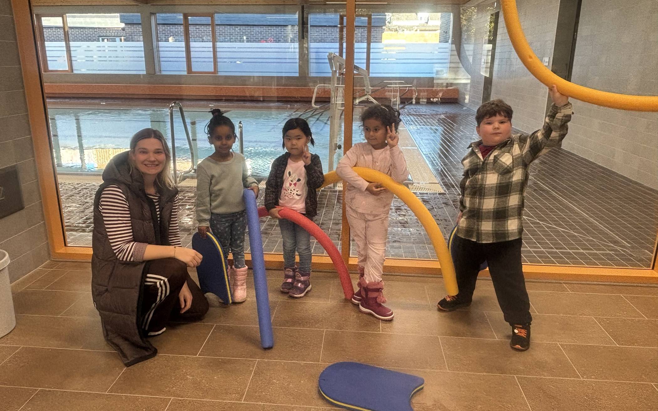 Die gelüchteten Kinder lernten spielerisch den