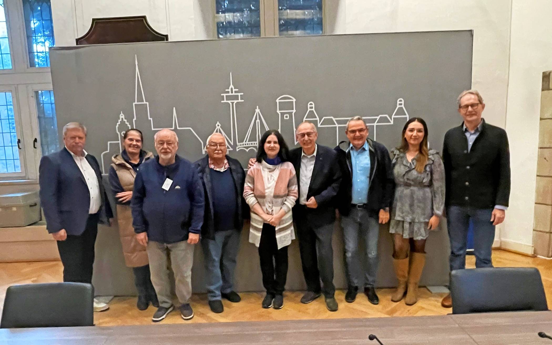 Der neue Vorstand der Bezirksvereinigung Krefeld-Moers