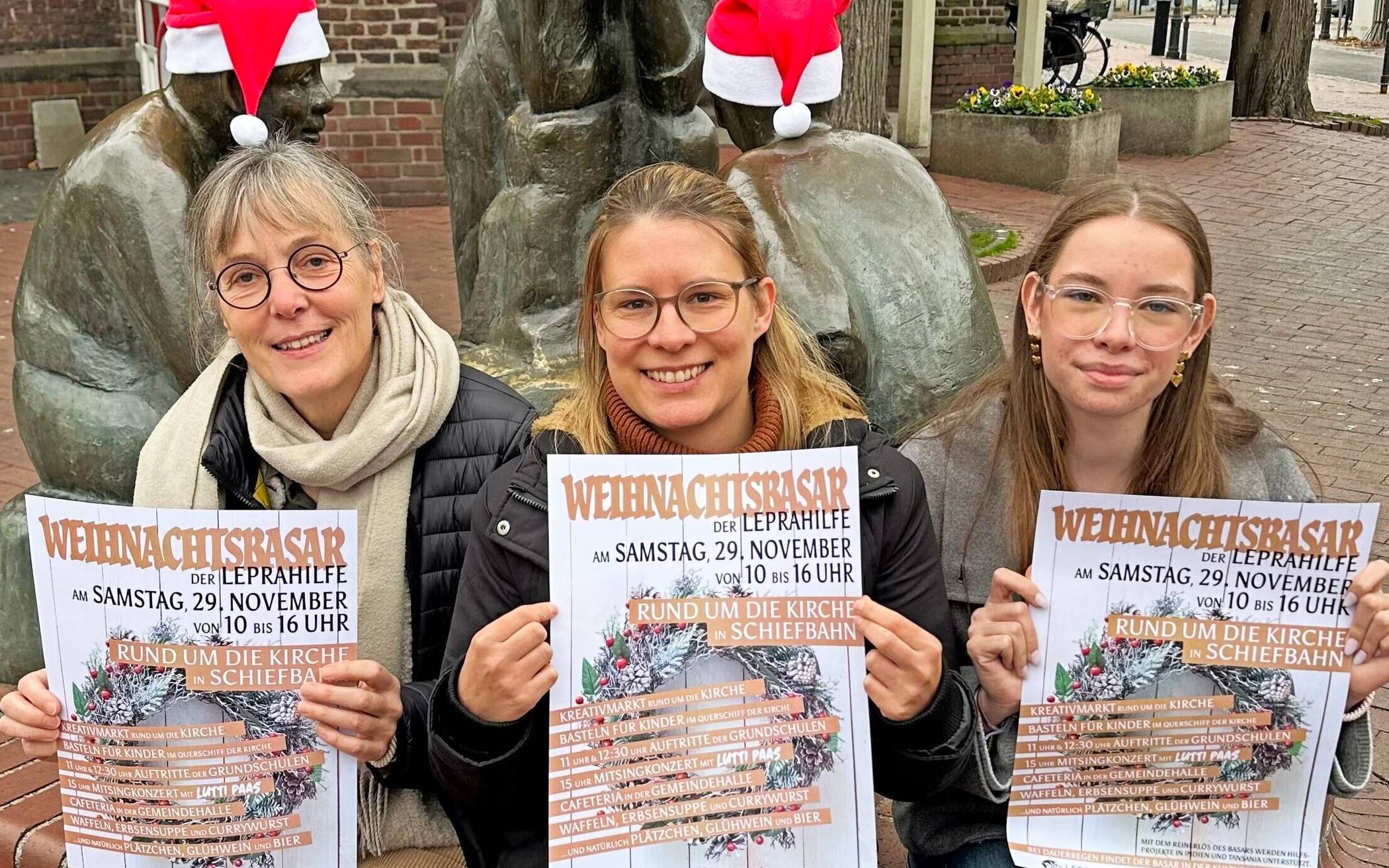 Sigrid_Stegemerten (Vorstand Leprahilfe), Lore Wittkop (Geschäftsführerin)