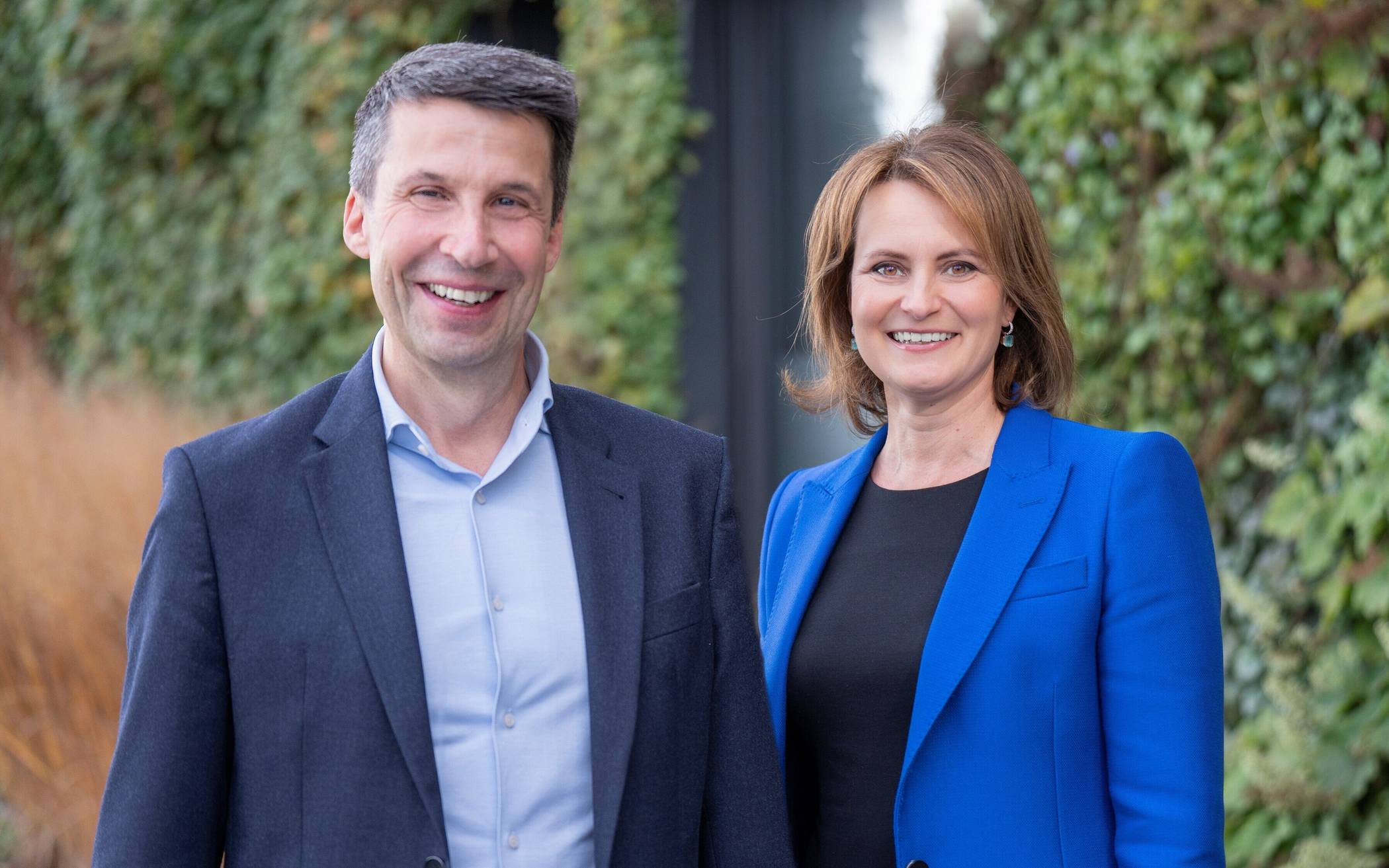 Stefan Krämer und seine Nachfolgerin Julia Kaufmann 