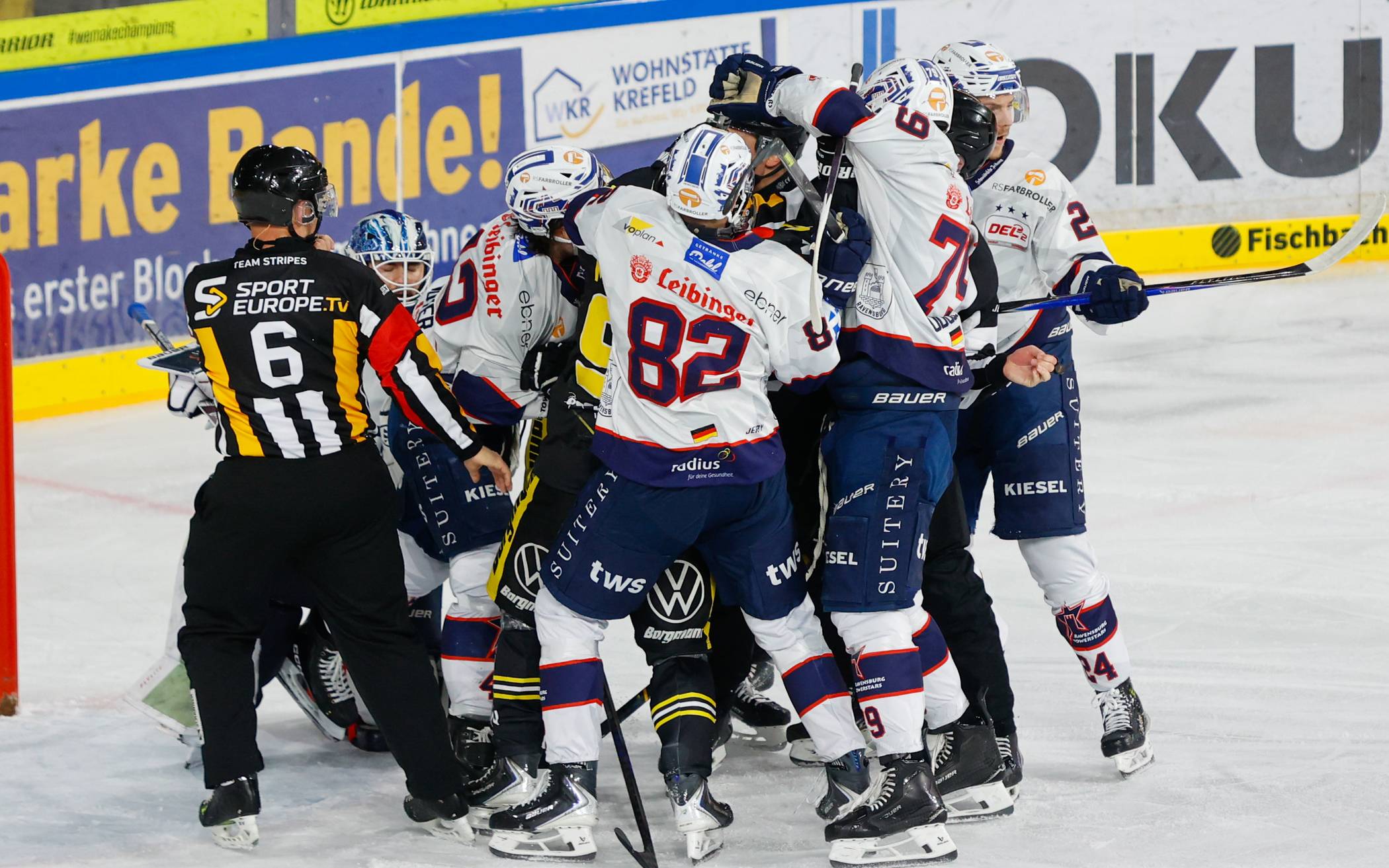 Krefeld Pinguine verlieren gegen Ravensburg Towerstars
