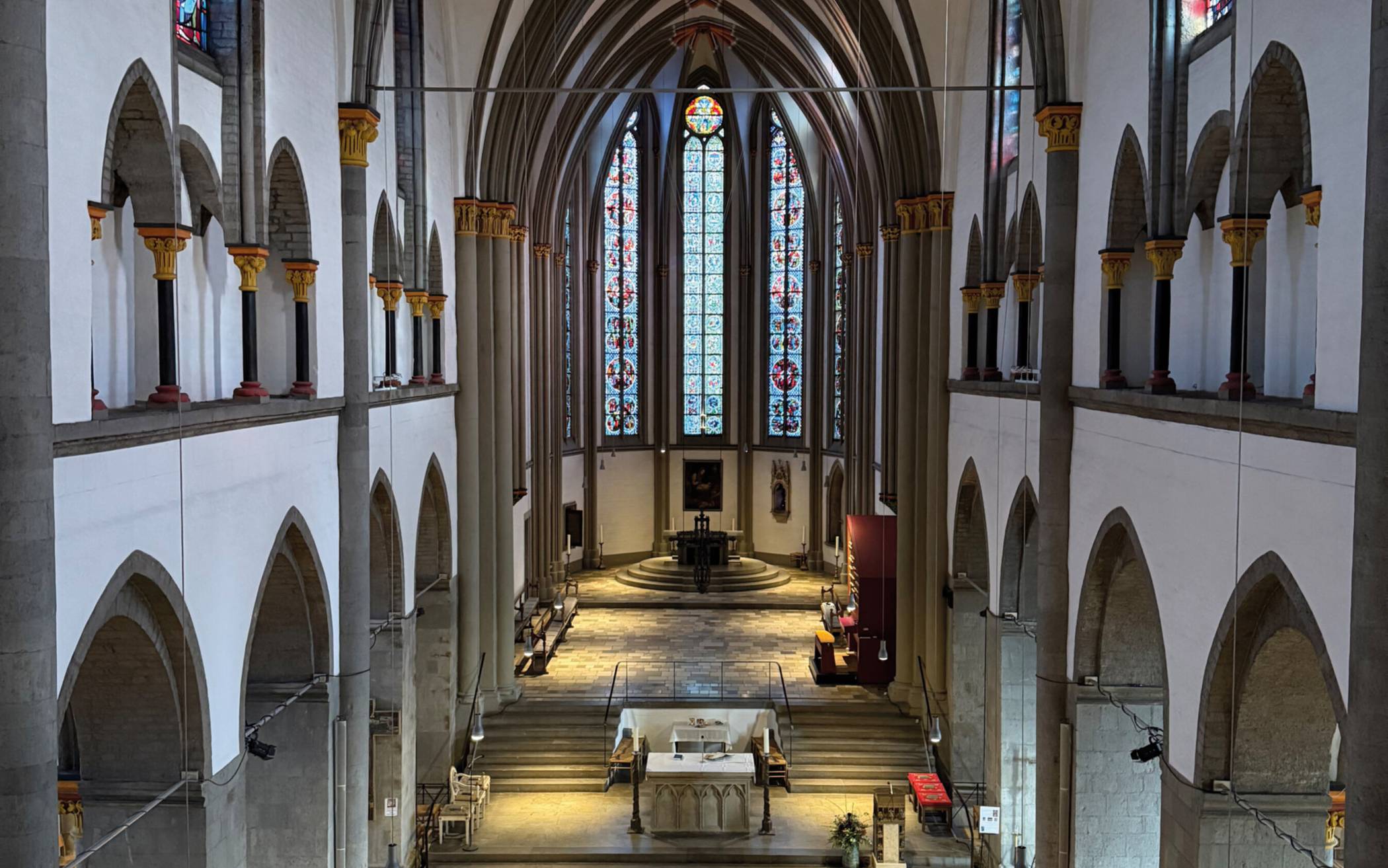 Die Chorhalle des Gladbacher Münsters.⇥Foto: Andreas