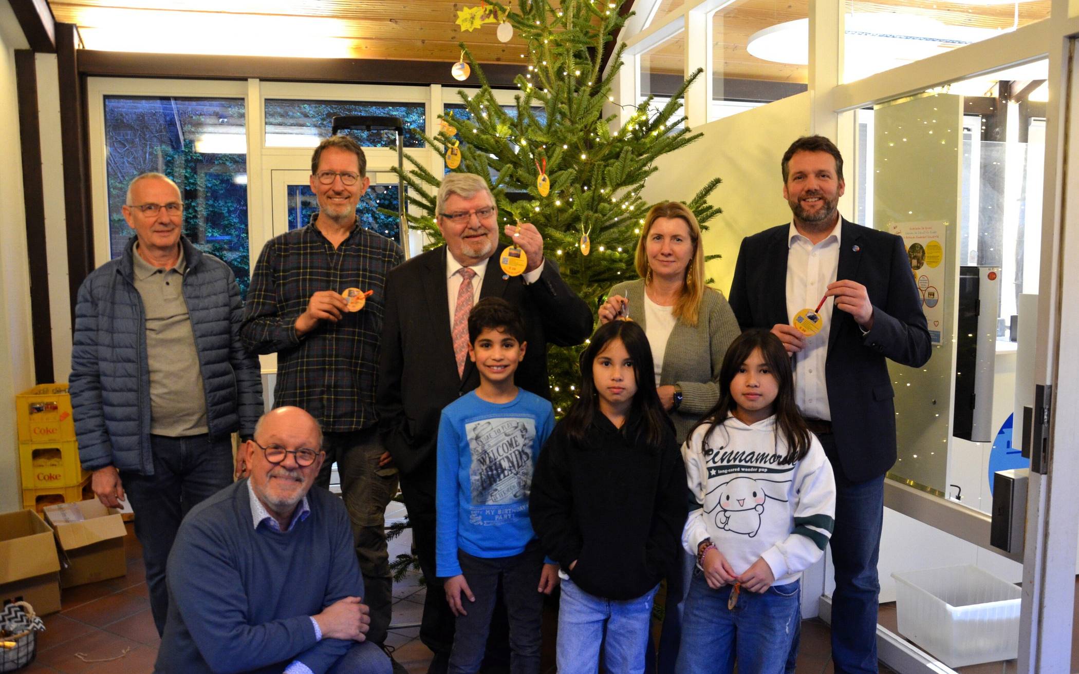 Bürgermeister Andreas Gisbertz, seinen Stellvertretungen Gisela