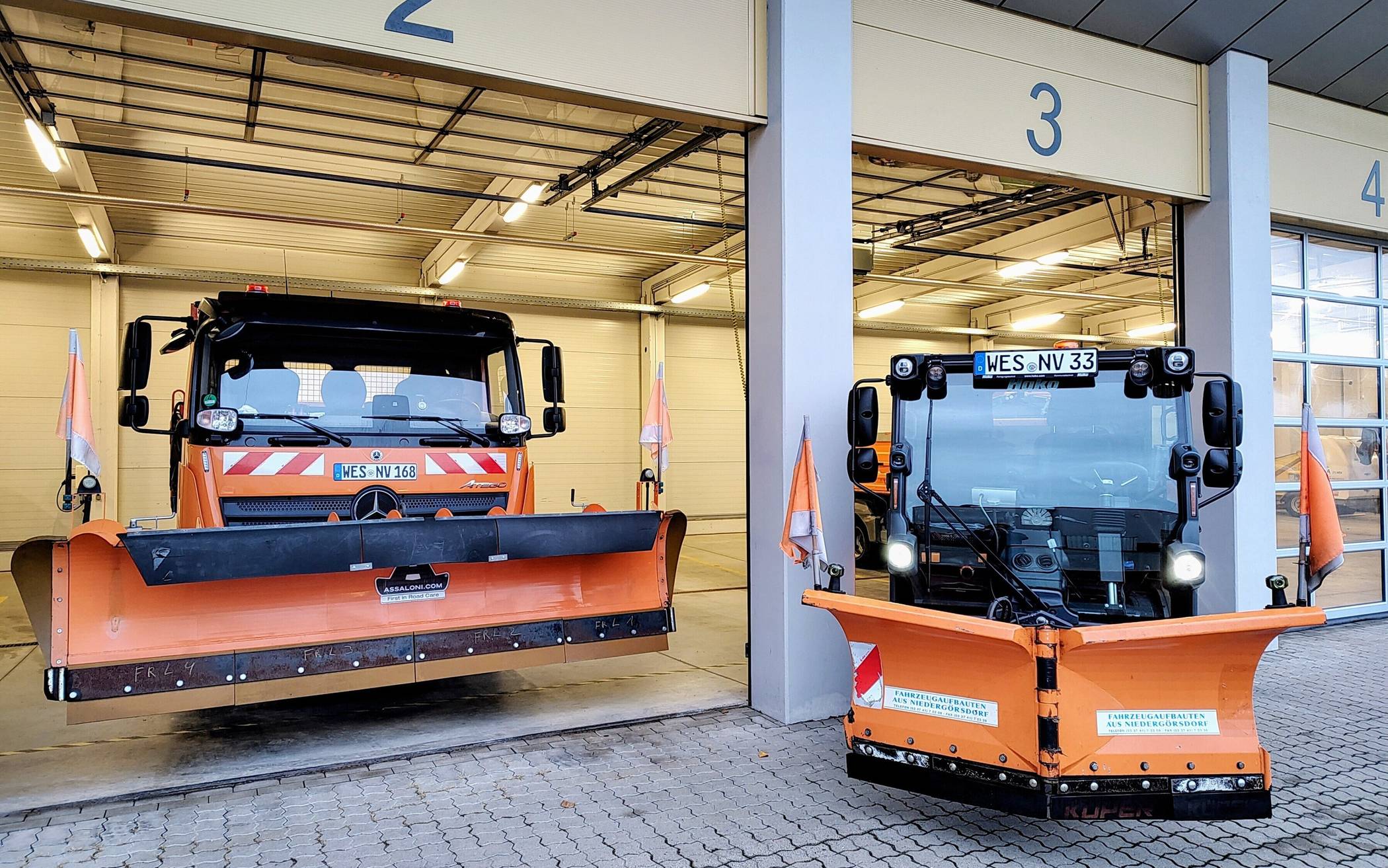 Insgesamt bis zu 150 Tonnen Streugut