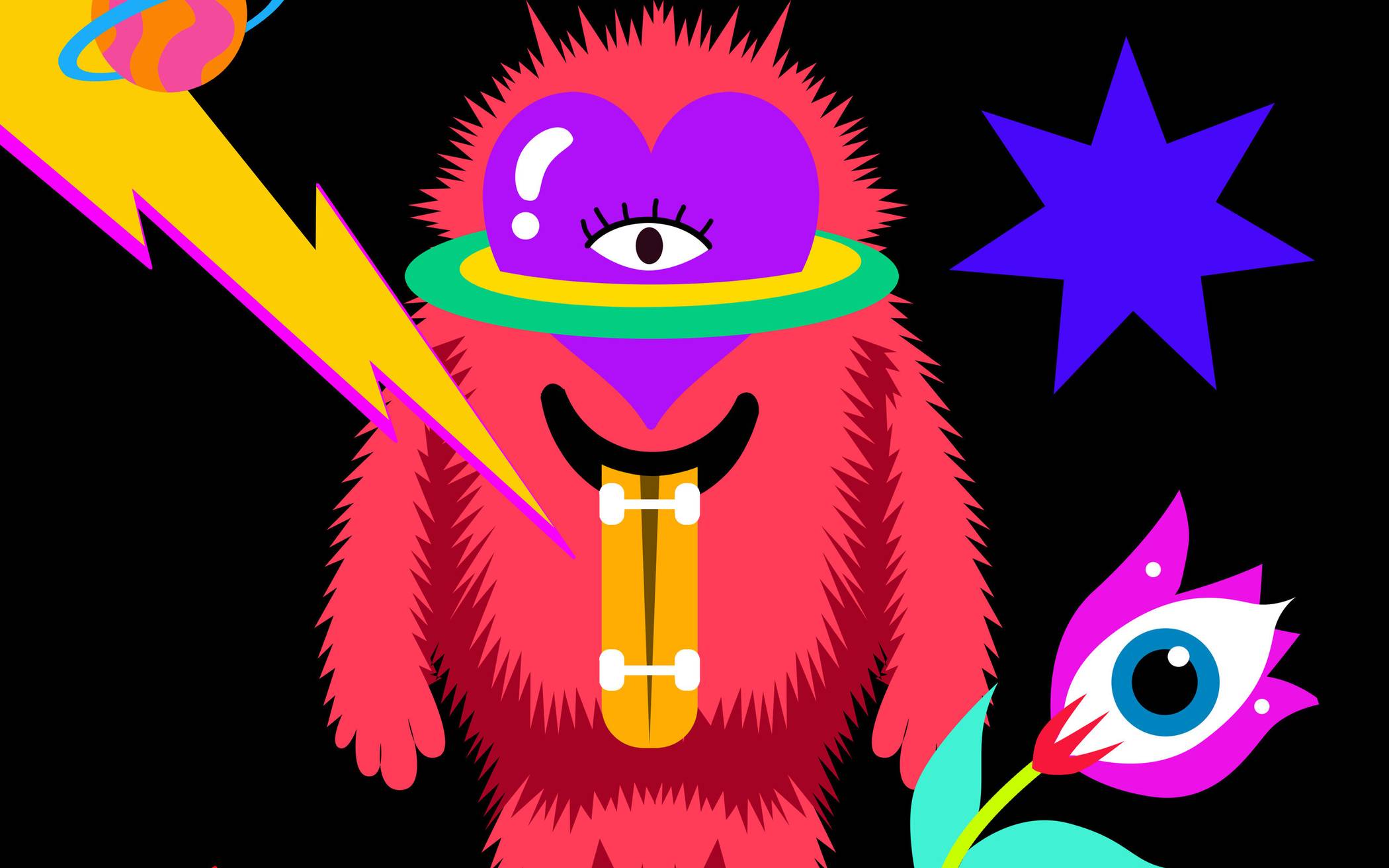   Das Plakat zum Claus-Markt hat Desiree Rose designt.  