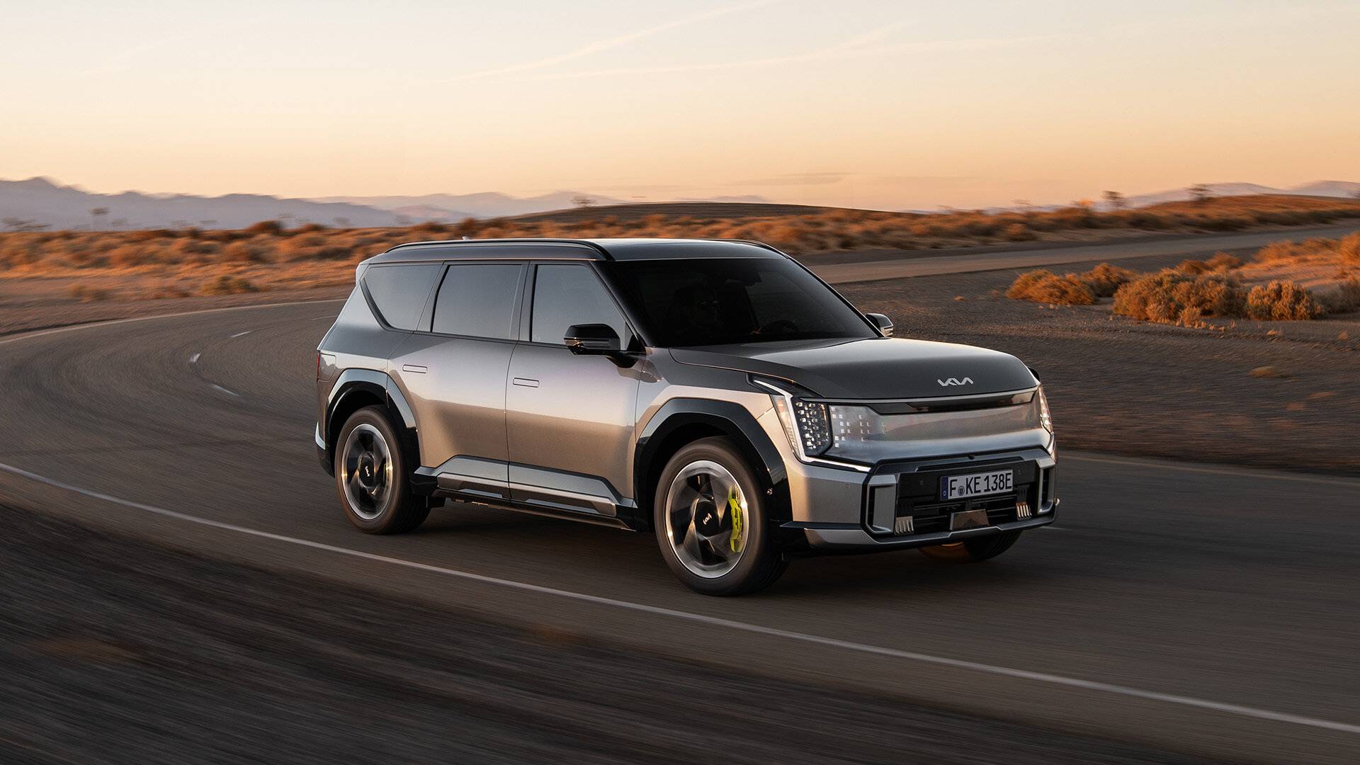 Kia EV9 GT - vollelektrische SUV-Power: Der Kia EV9 GT vereint sportliche Performance...