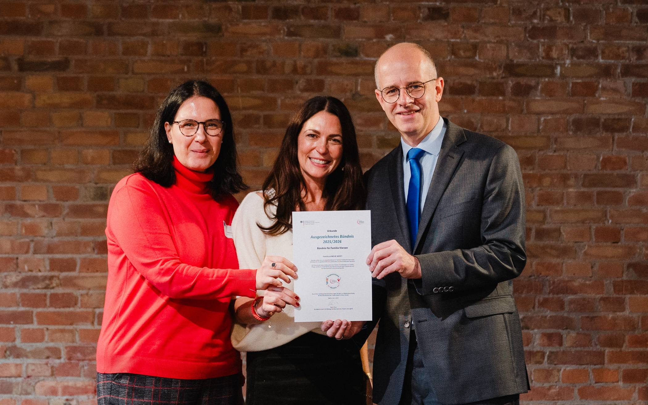 Auszeichnung: Bündnis für Familie