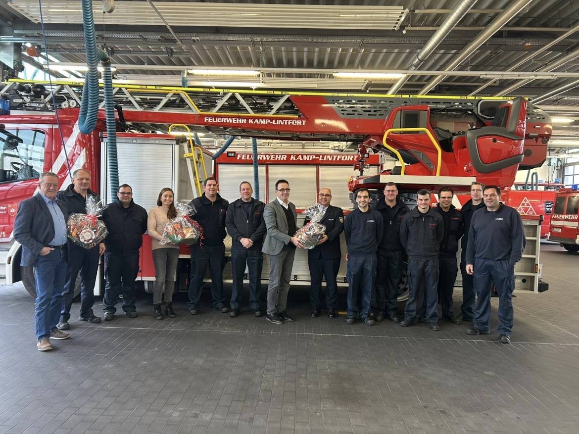 Weihnachtliche Wertschätzung der Rettungskräfte