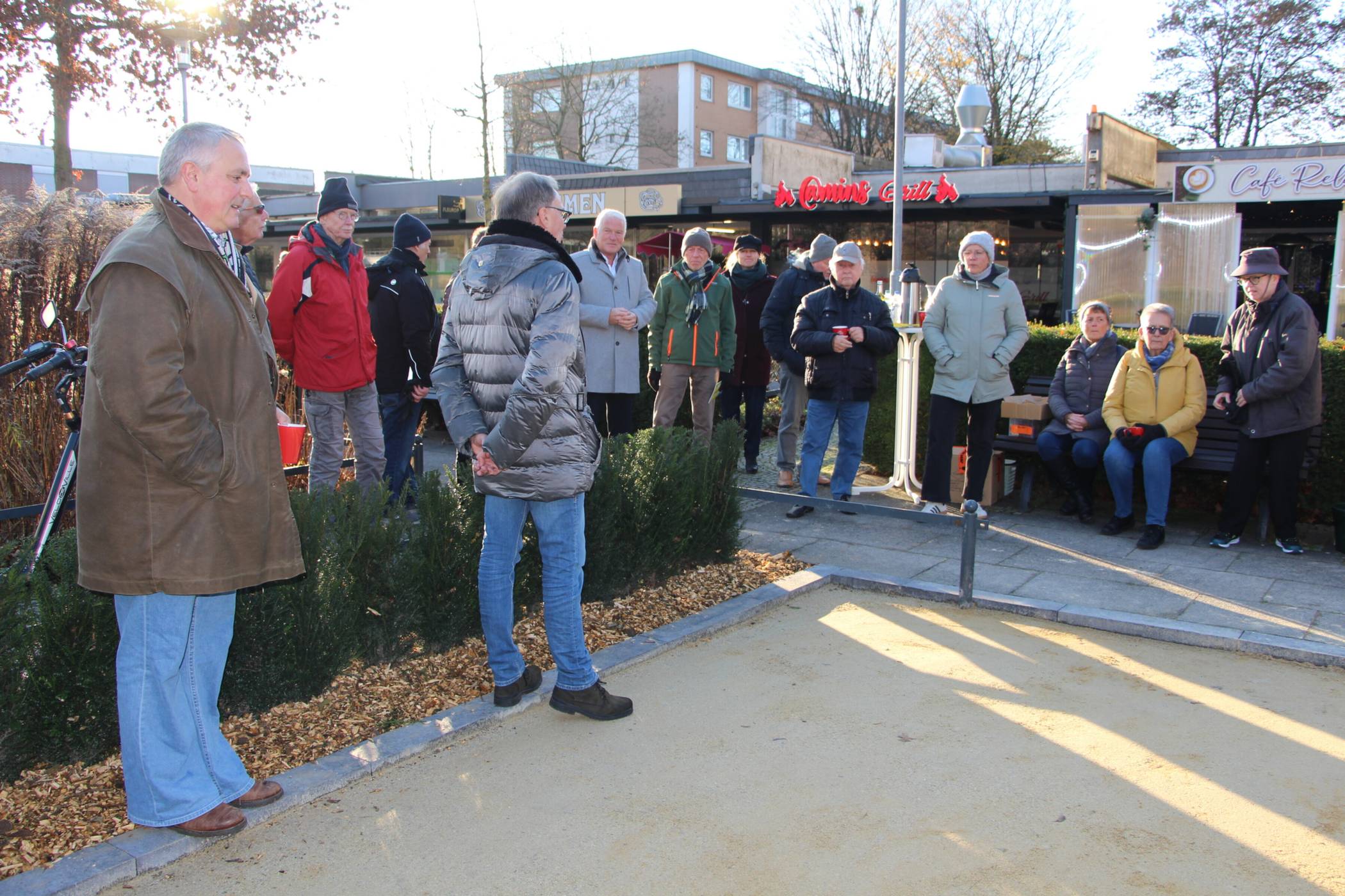 Boulebahn am Concordienplatz in Kempen eröffnet