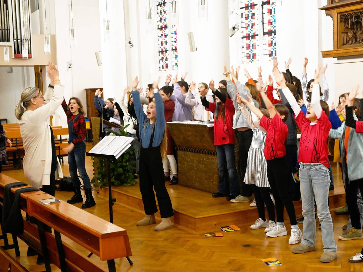 Chorklassen fiebern der Premiere entgegen