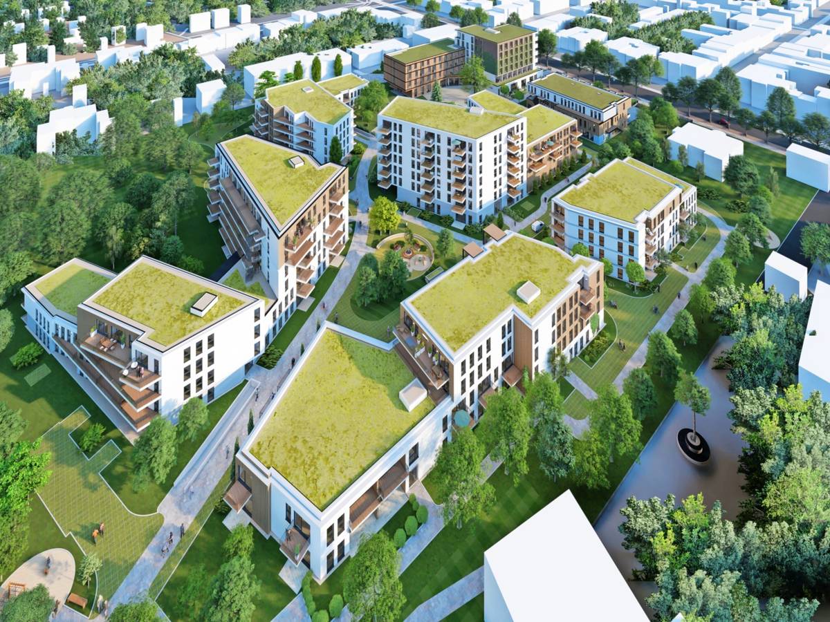 Krefelder Höfe vor Baustart