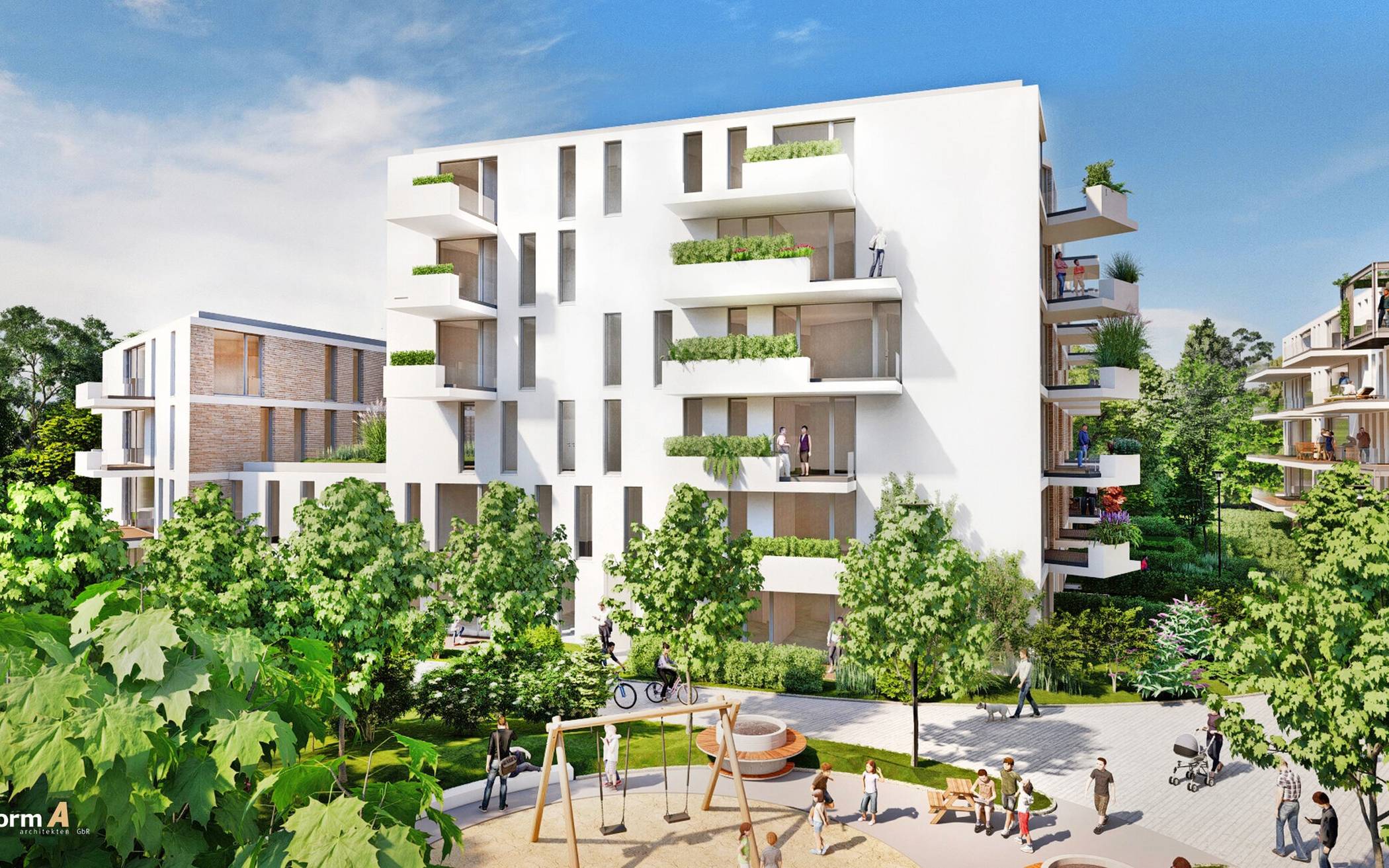 Hotel und Seniorenresidenz: Krefelder Höfe vor Baustart