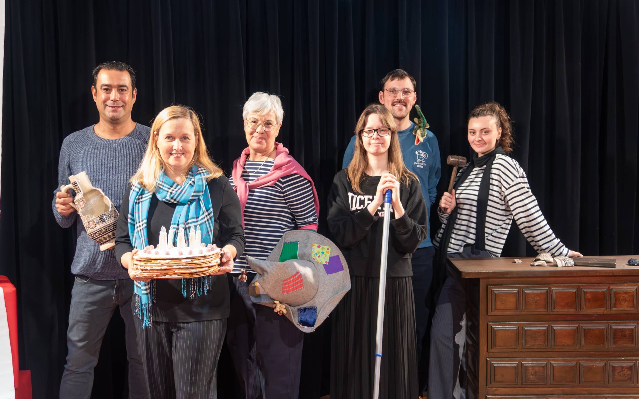 Gut drauf: Das Kresch-Team  mit (v.l.)