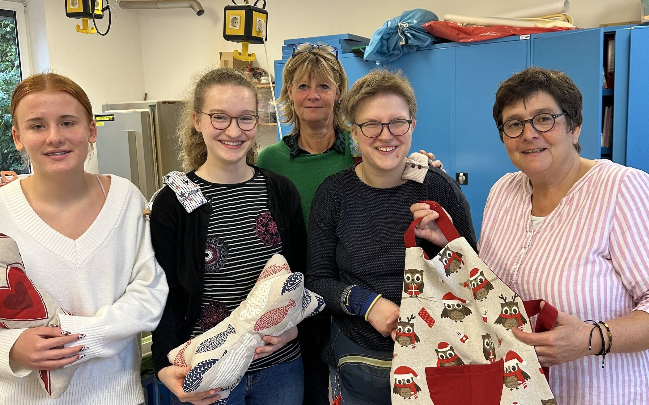 Ilona, Sophie, Kerstin, Marina und Angelika