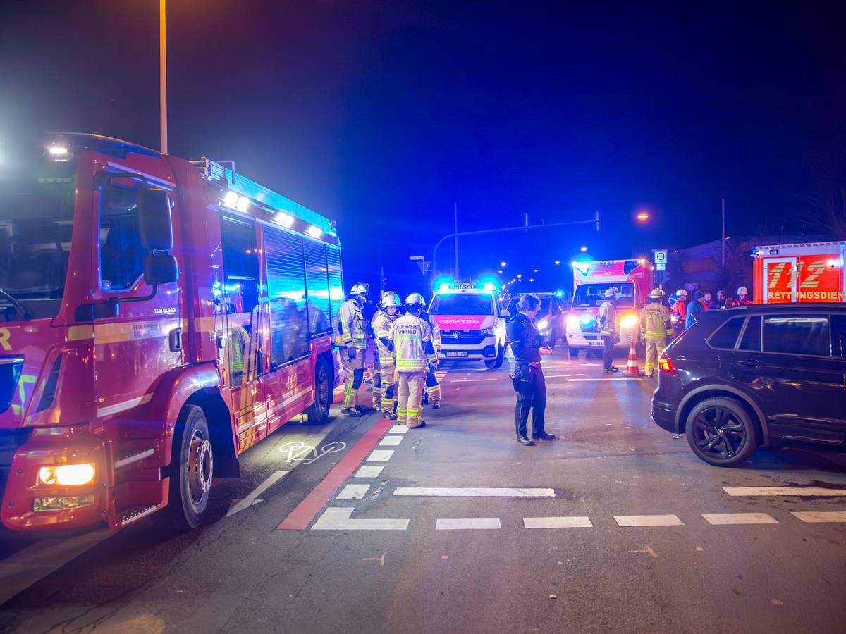 Unfall an der Kreuzung