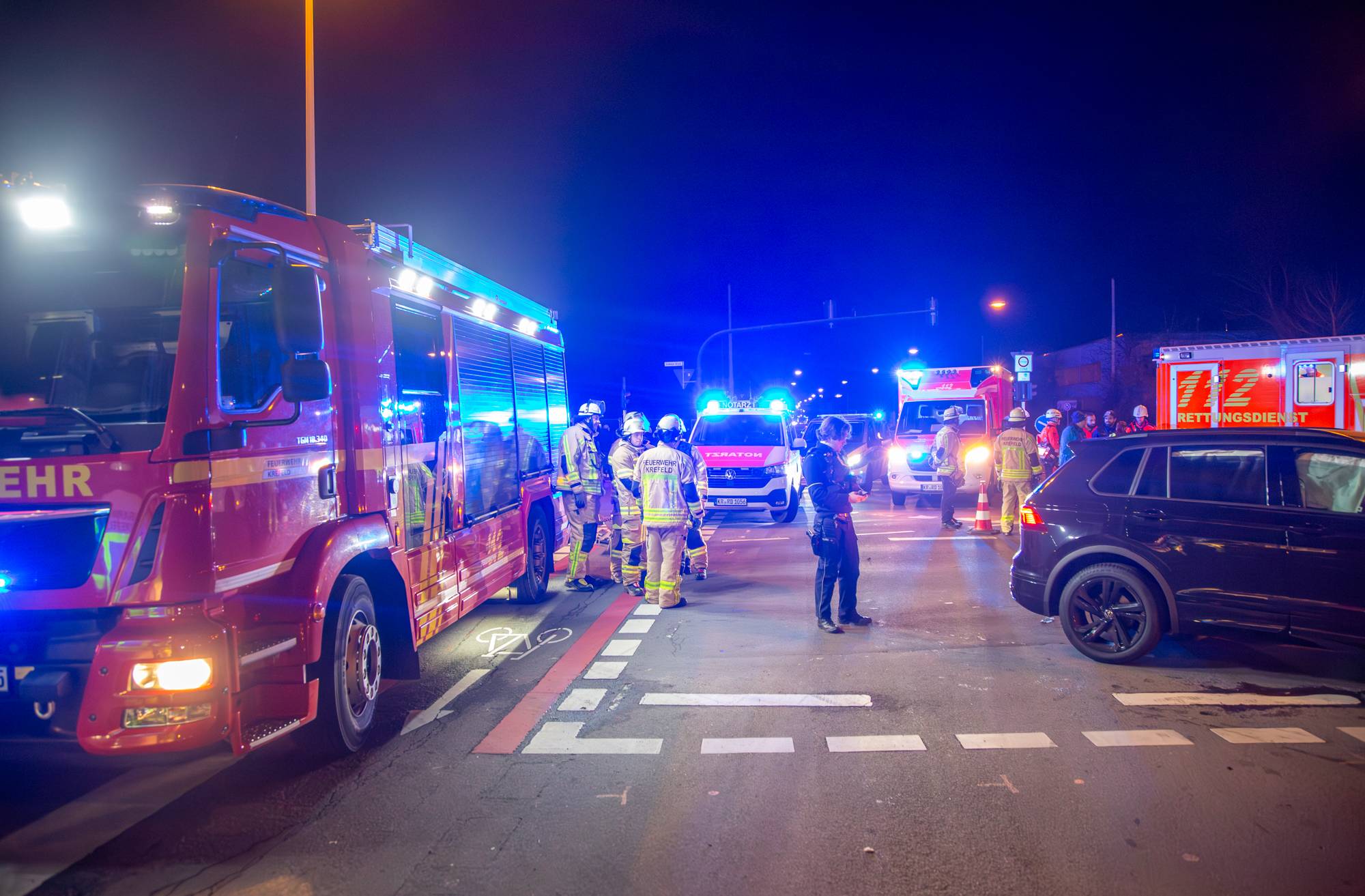 Unfall an der Kreuzung