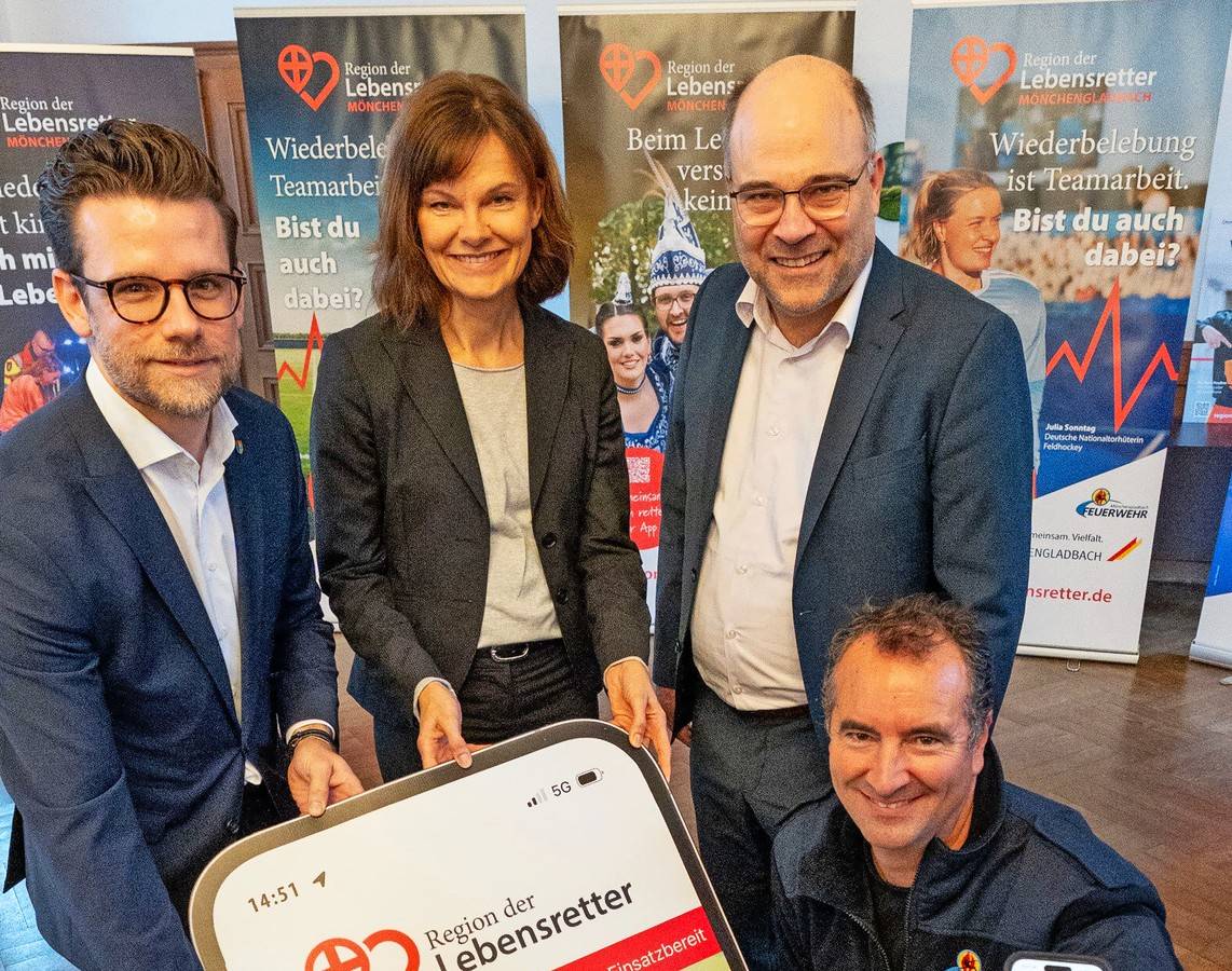 Im Notfall Ersthelfer App-rufen