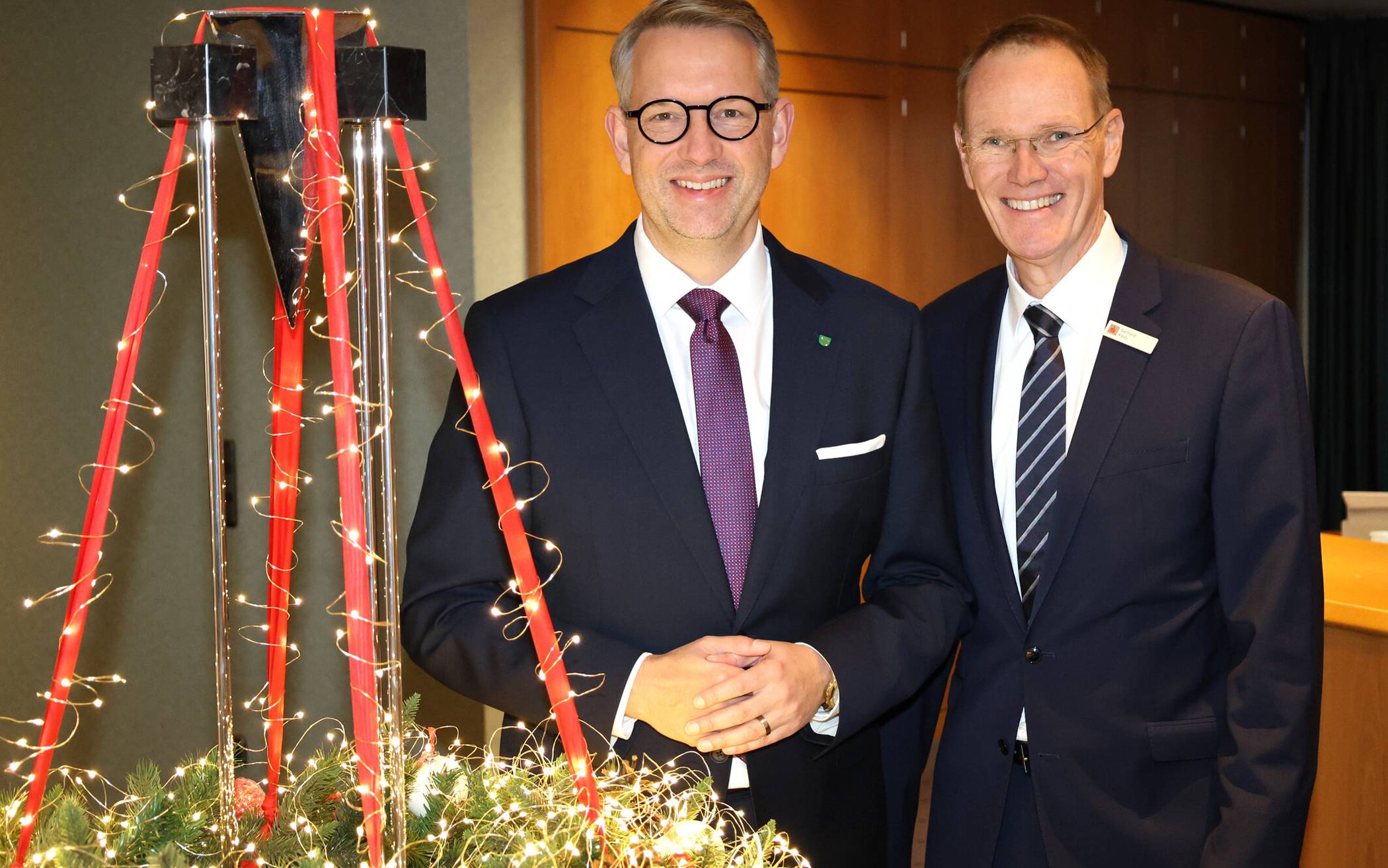 Landrat Ingo Brohl (links) und Gerhard