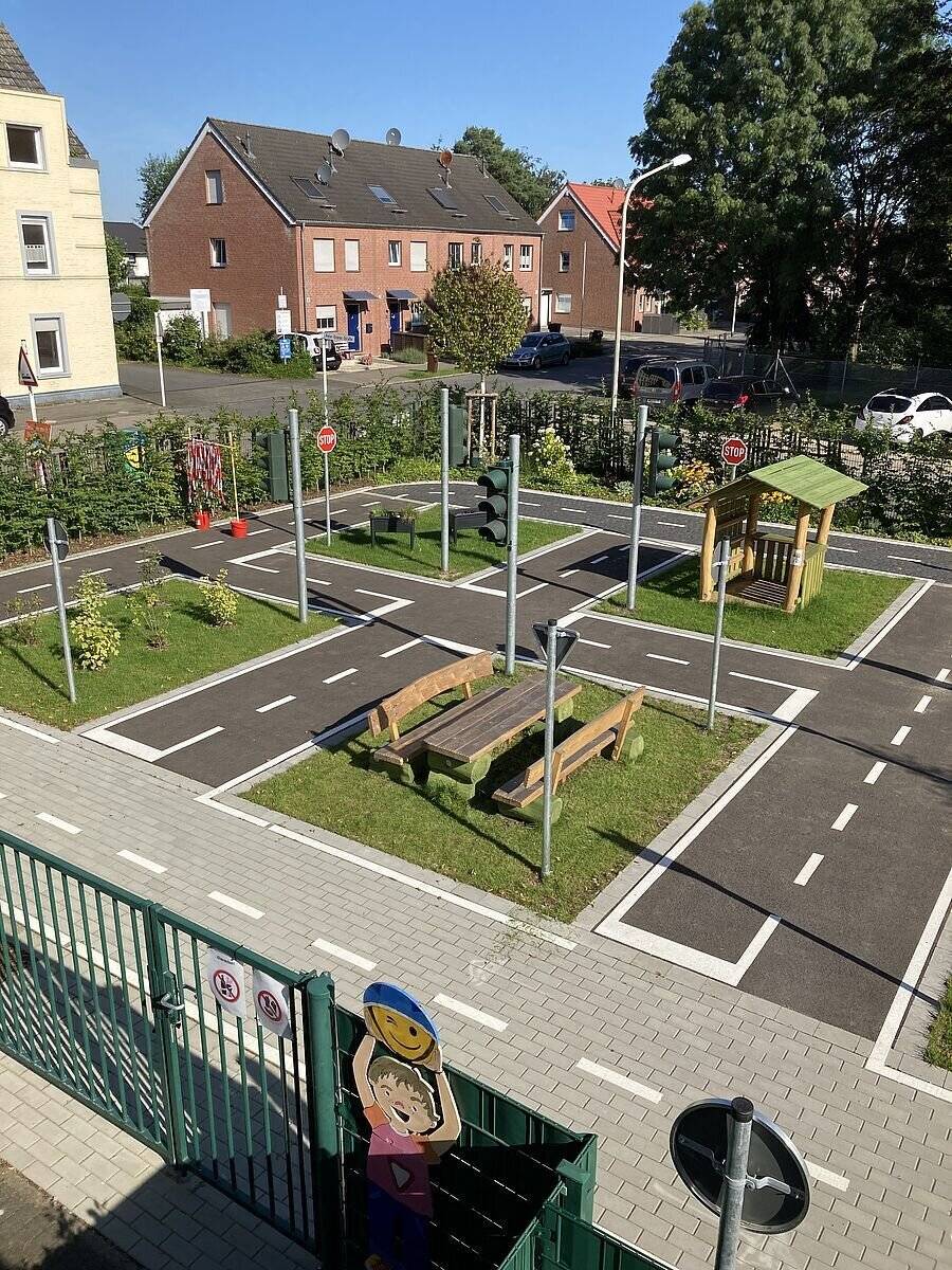 Der Kinderverkehrsgarten der Stadt Mönchengladbach in