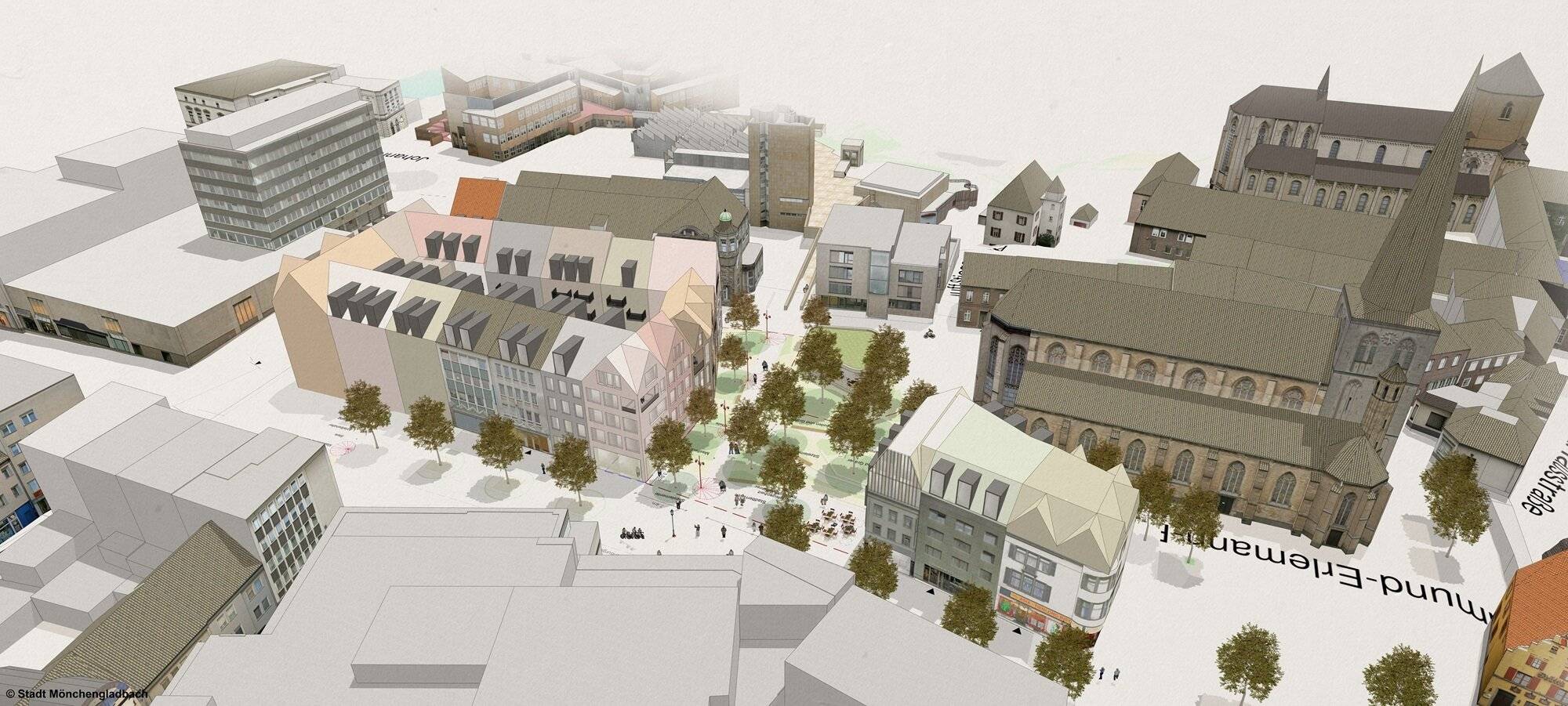 So soll das Museumsquartier später aussehen.