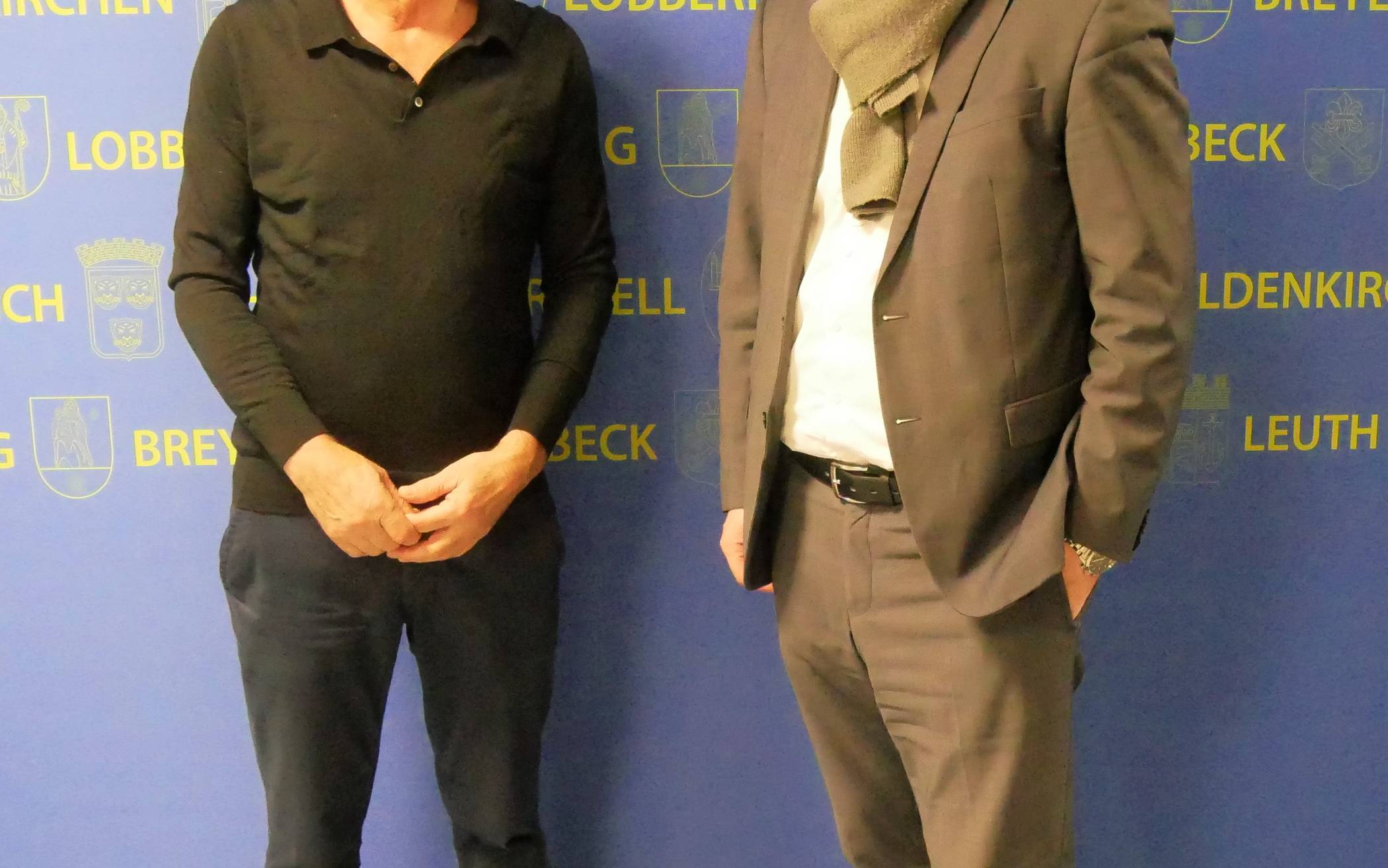 Anestis Ioannidis (l.) zu Besuch im