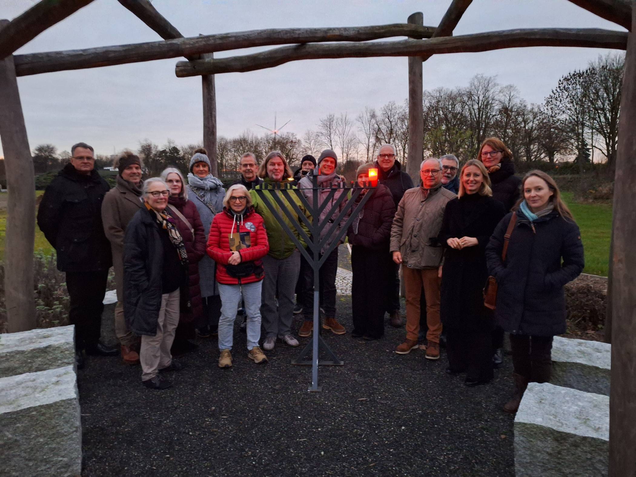 Moers: Erste Chanukka-Kerze entzündet
