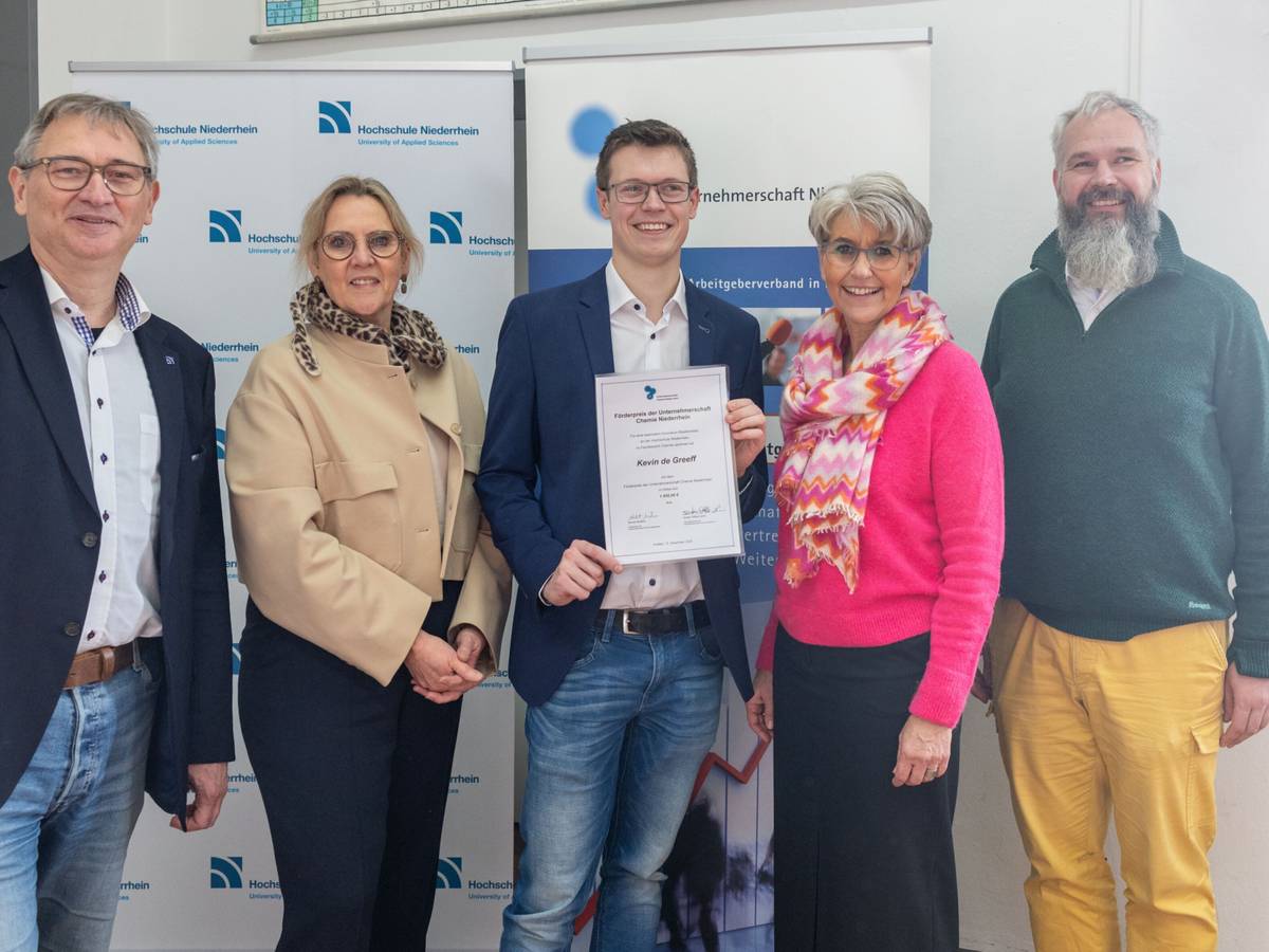 Chemie-Förderpreis für Masterarbeit