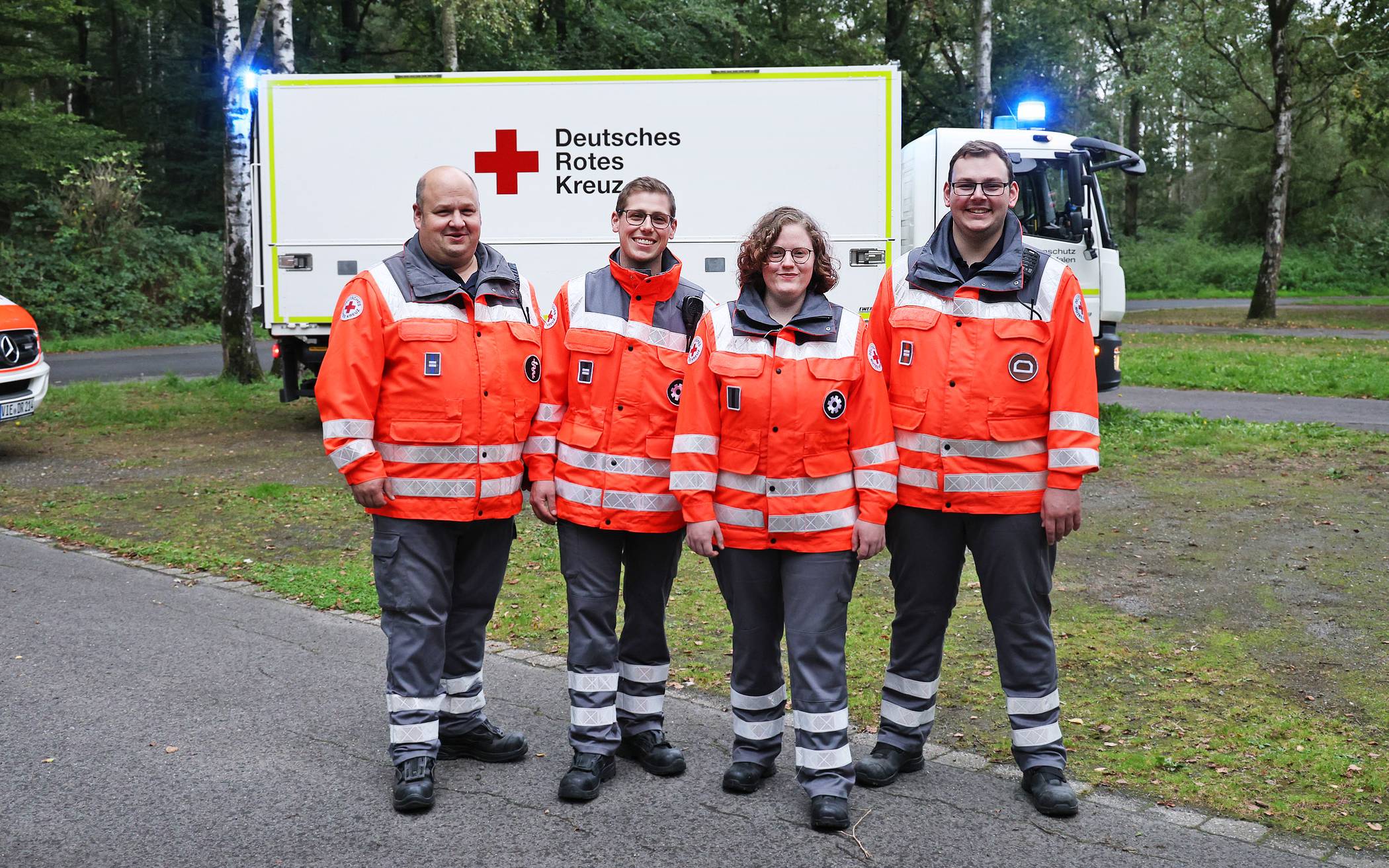 Ein Teil des DRK-Teams Nettetal.⇥