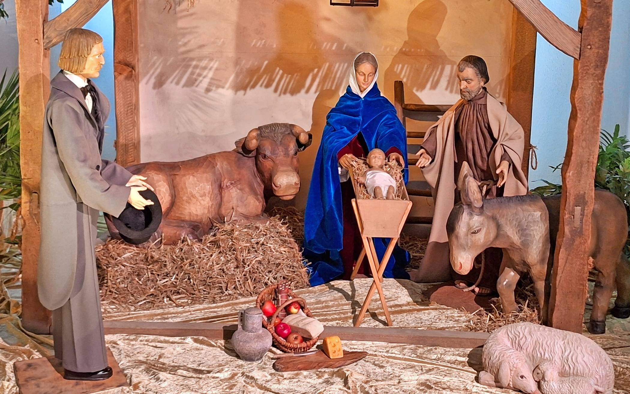  Der Grenzland-Krippenweg zeigt viele verschiedene Krippen. 