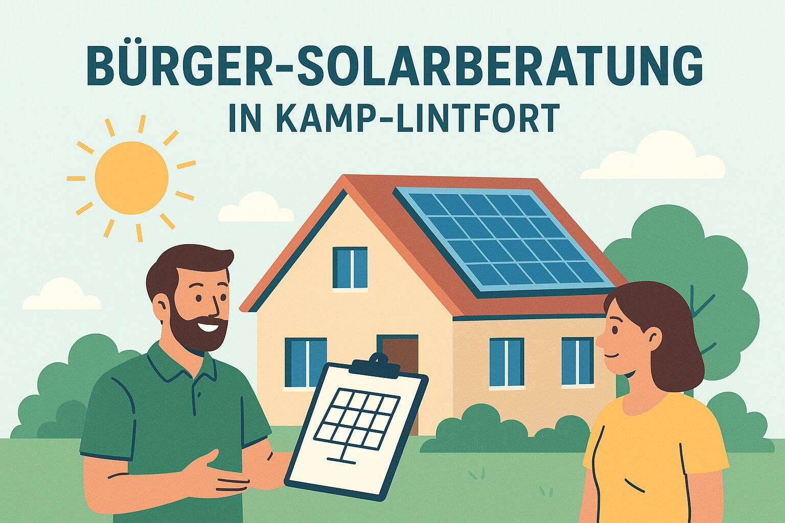 Kamp-Lintfort sucht neue BürgerSolarBerater*innen!