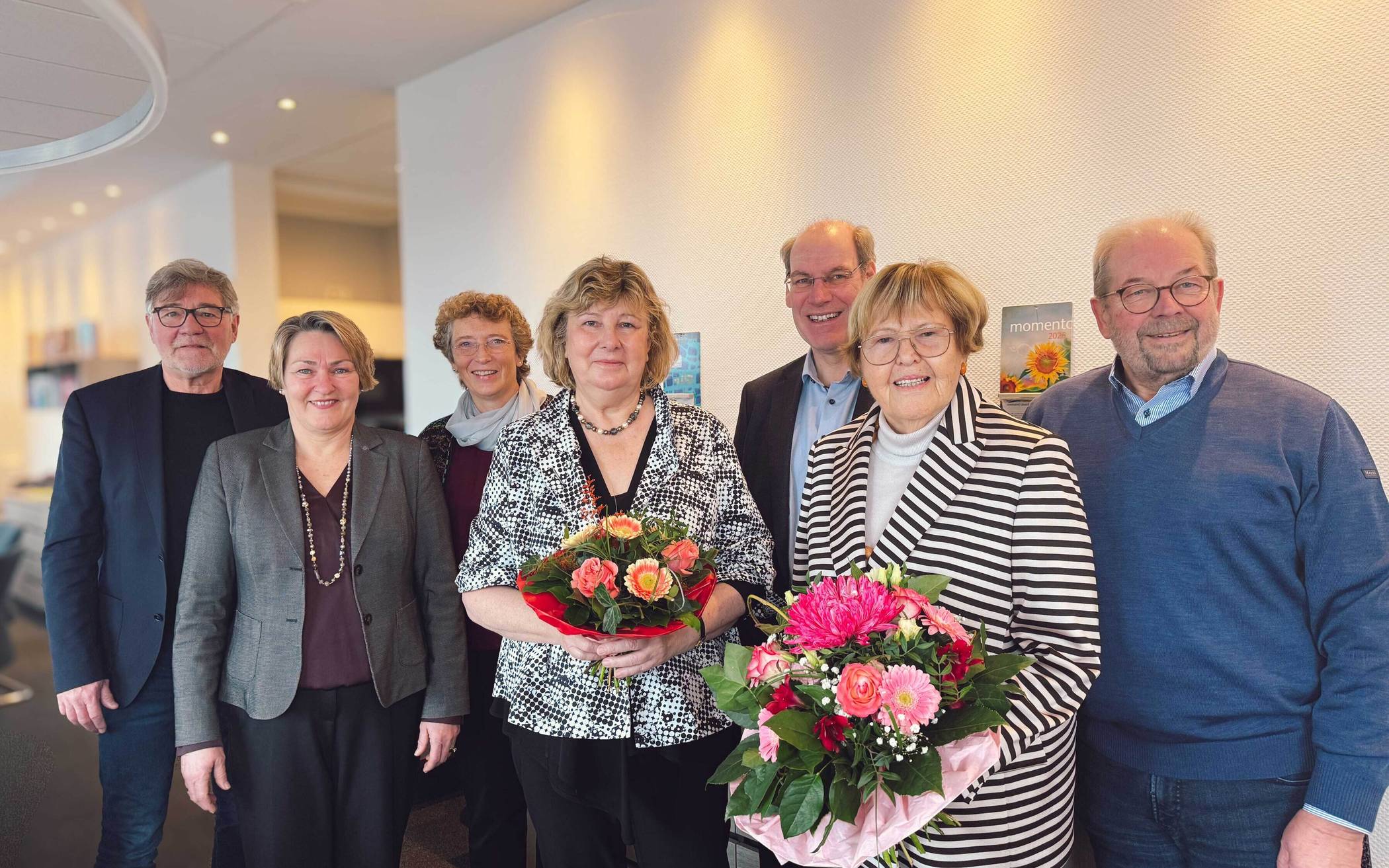 Stiftungsrat (v. l.): Siegmund Ehrmann, Christine