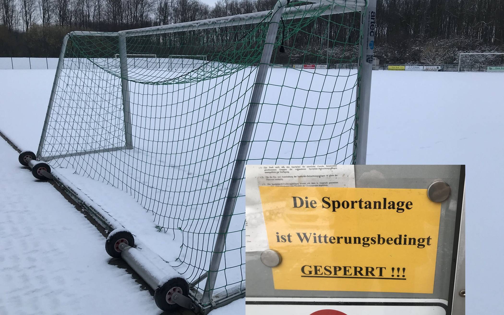 Krefelder Sportanlagen weiter gesperrt