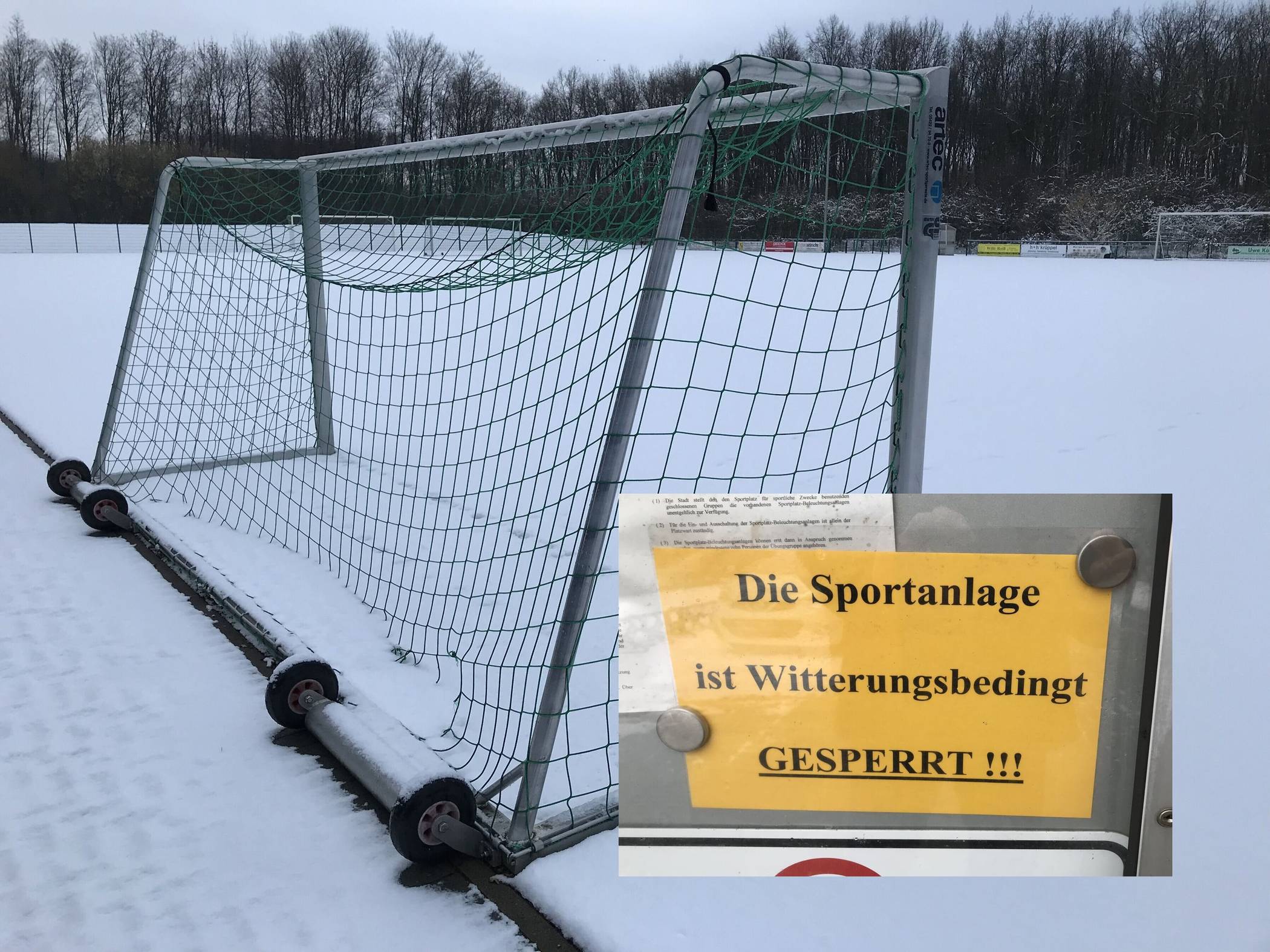 Witterungsbedingte Verlängerung bis zum 11. Januar